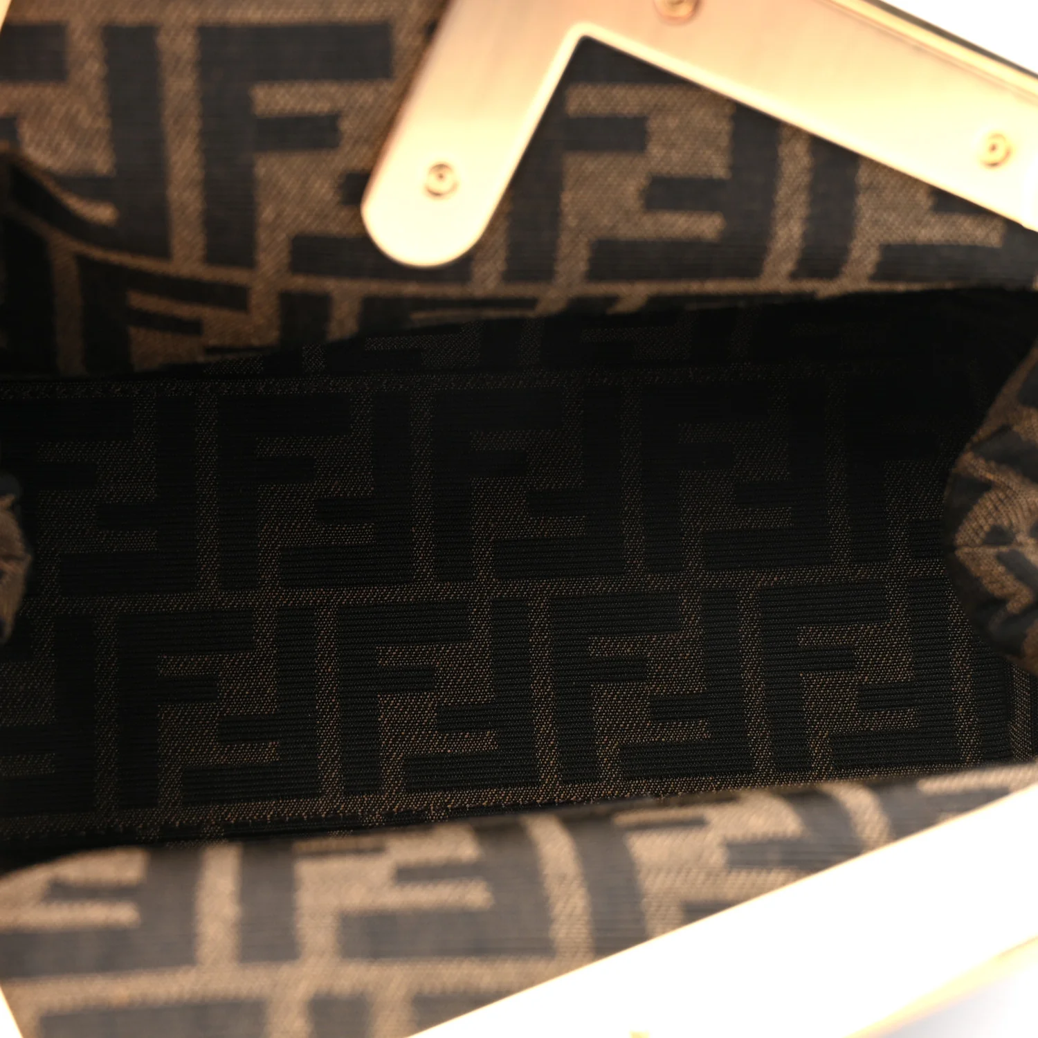 Snakeskin Small Fendi First Brown