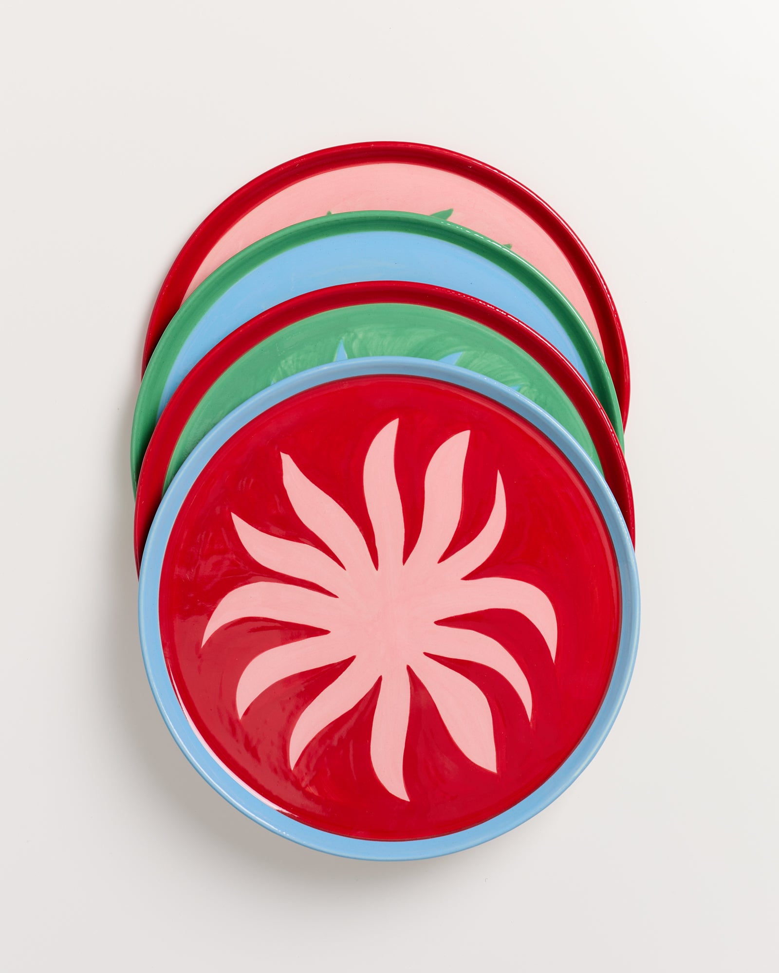 MAM X ISIS MARIA - SMALL PLATE PALM MIX SET OF 4
