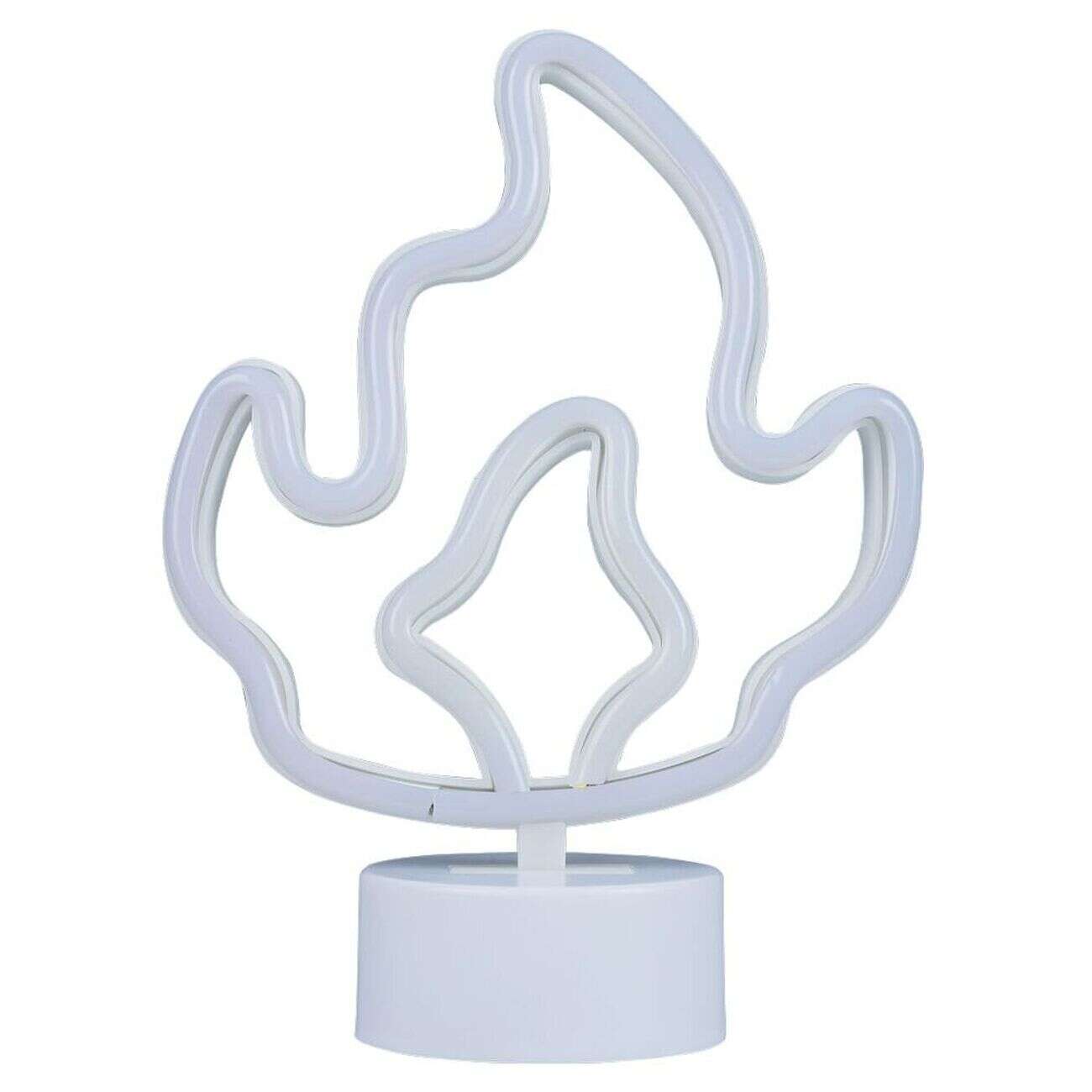 Néon LED à poser forme flamme 17x23,5cm