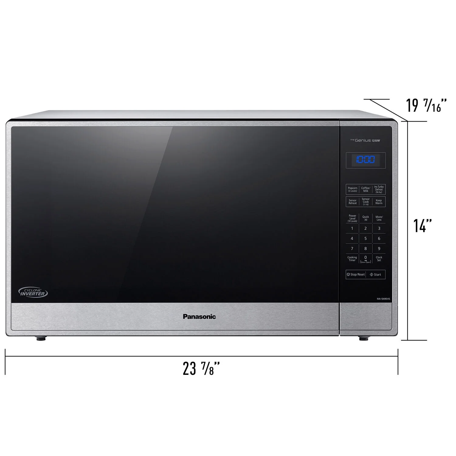 Panasonic 2.2 - Cu. Ft. 1250W Countertop Microwave with Inverter Technology, Stainless Steel NN - SN95HS
