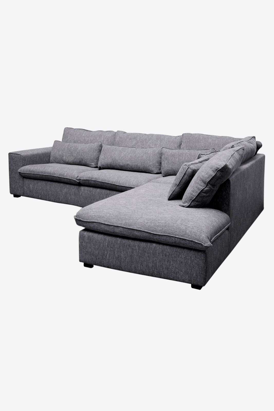 Baron bank 3.5-zits lounge rechts Unit dark grey