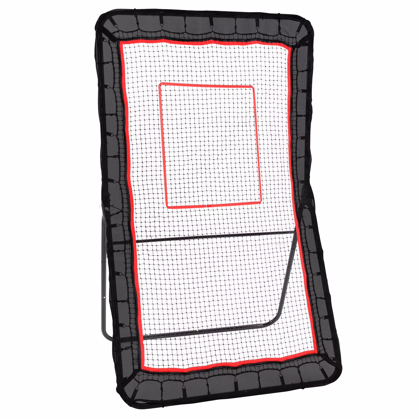 SKYSHALO 4x7ft Lacrosse Baseball Rebounder Softball Bounce Pinchback Net Adjustable Angle Shooting