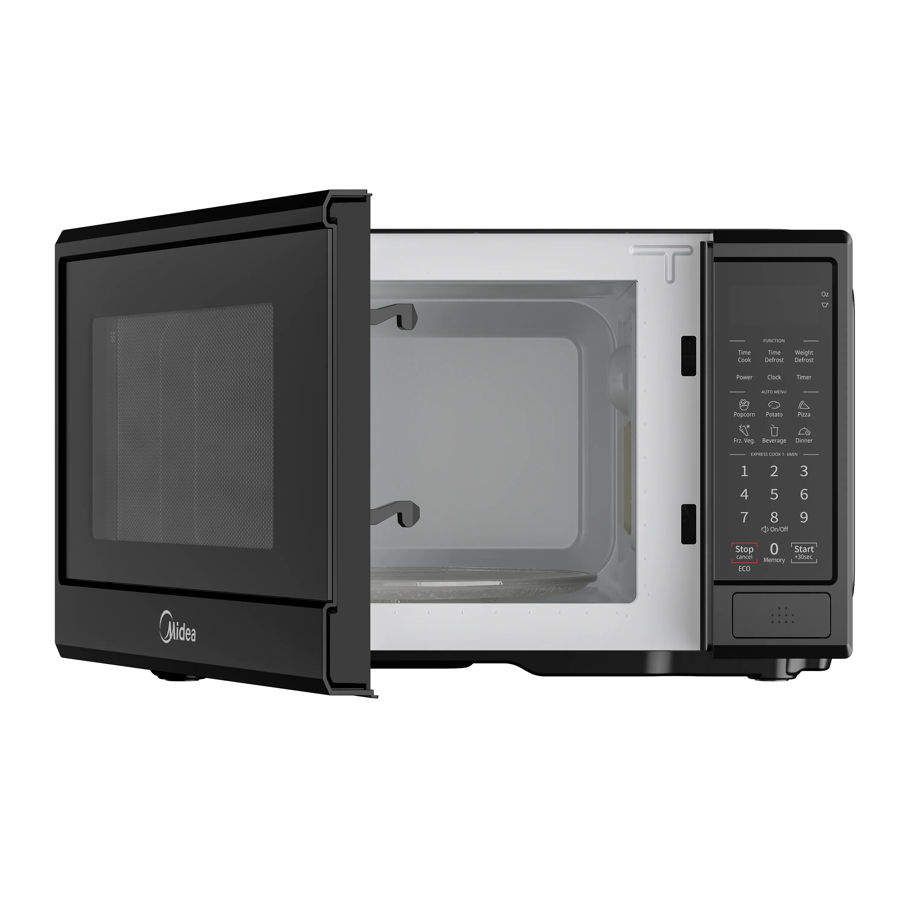 0.9 Cu. Ft. Countertop Microwave Oven, 6 Auto Programs, 10 Power Level, Black, EM9P022CVPMB - Image 2