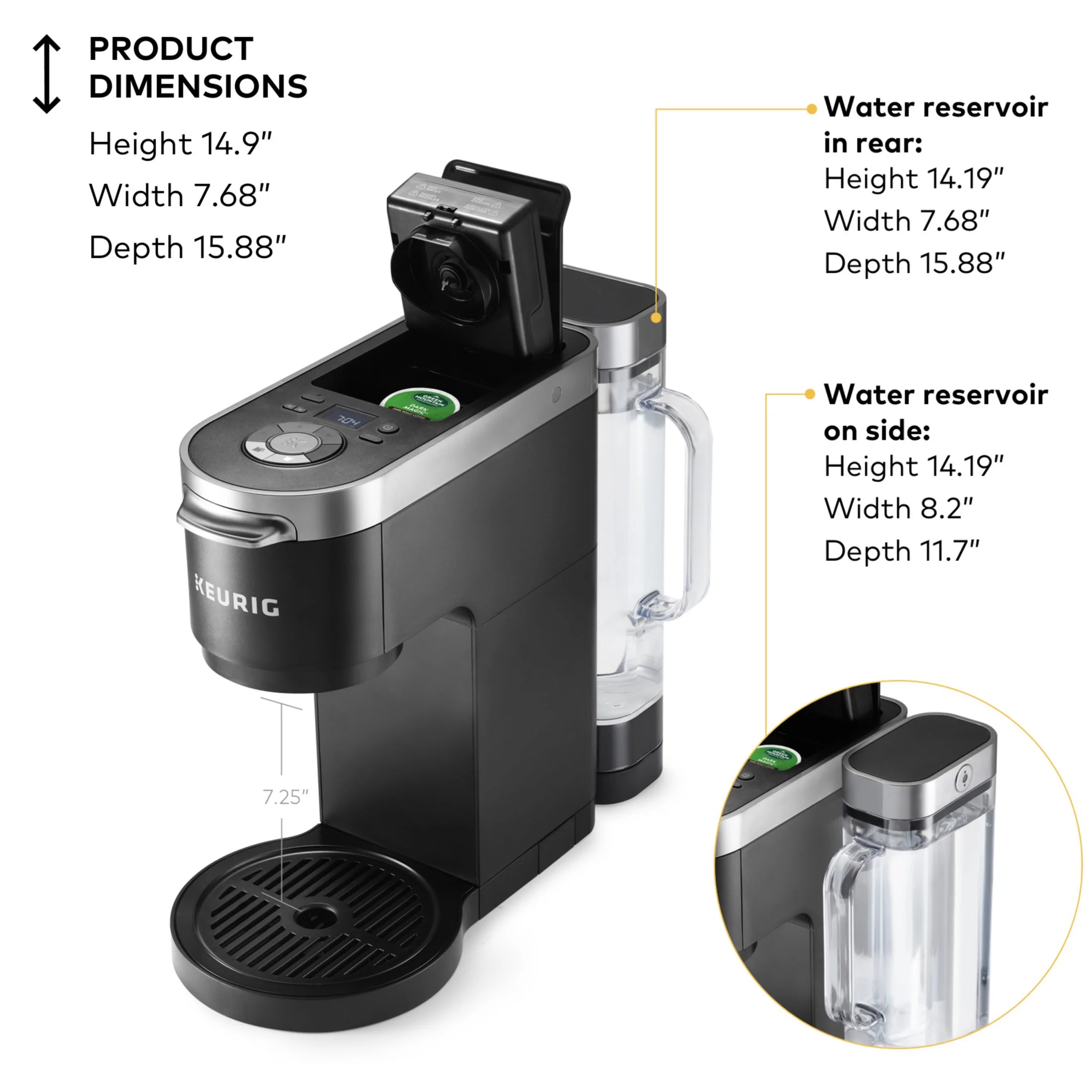 K-Duo Plus Single Serve Carafe Coffee Maker(Single) - Image 6
