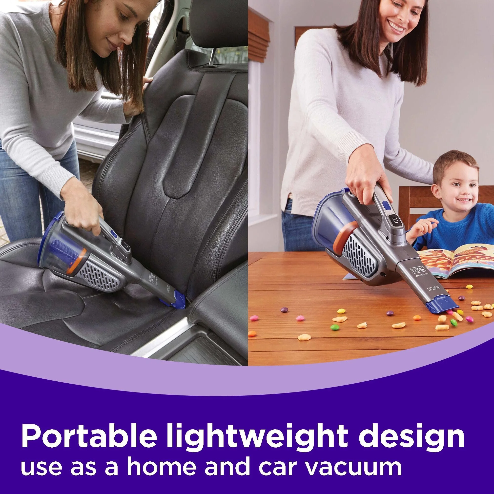 dustbuster furbuster AdvancedClean+ Cordless Pet Handheld Vacuum, Home, Pet and Car Vacuum HHVK515JP07 - Image 5