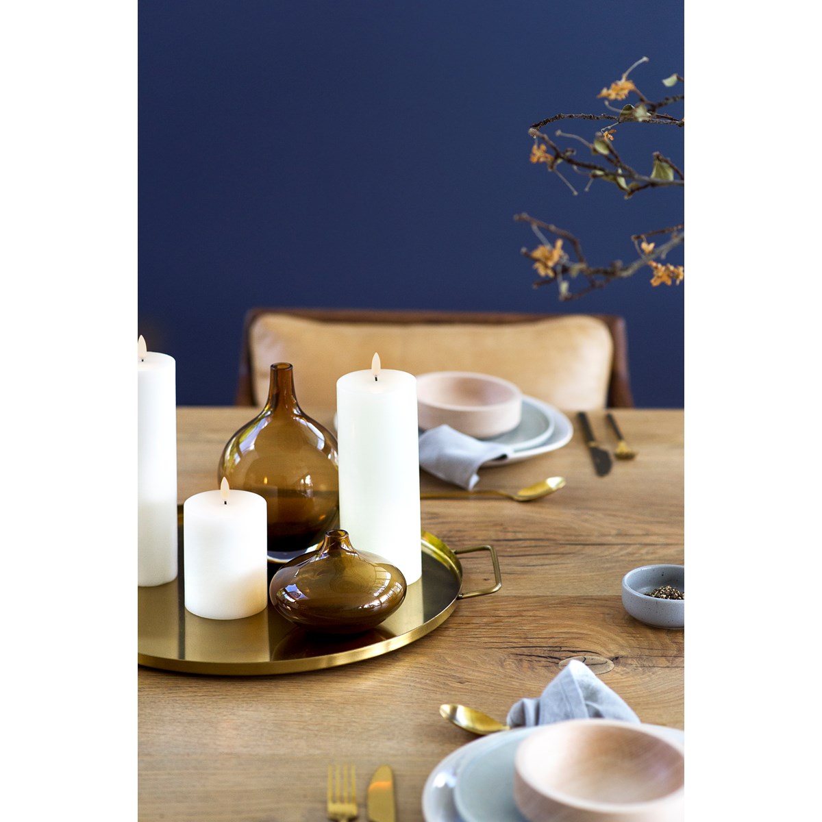 LED kubbelys 7,5x5 cm nordic white