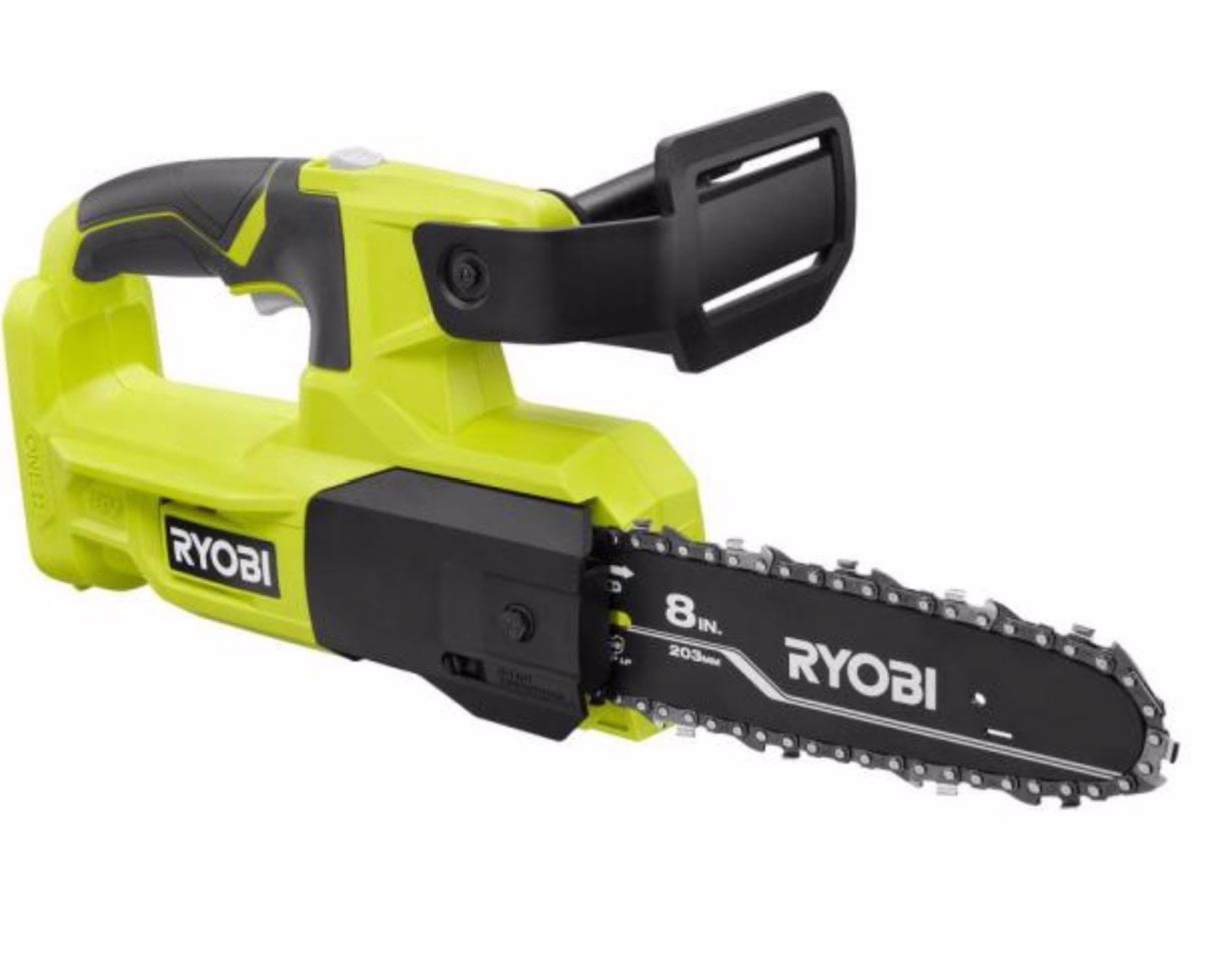 Ryobi One+ 8 In. 18 - Volt Lithium - Ion Battery Pruning Chainsaw (Tool - Only)