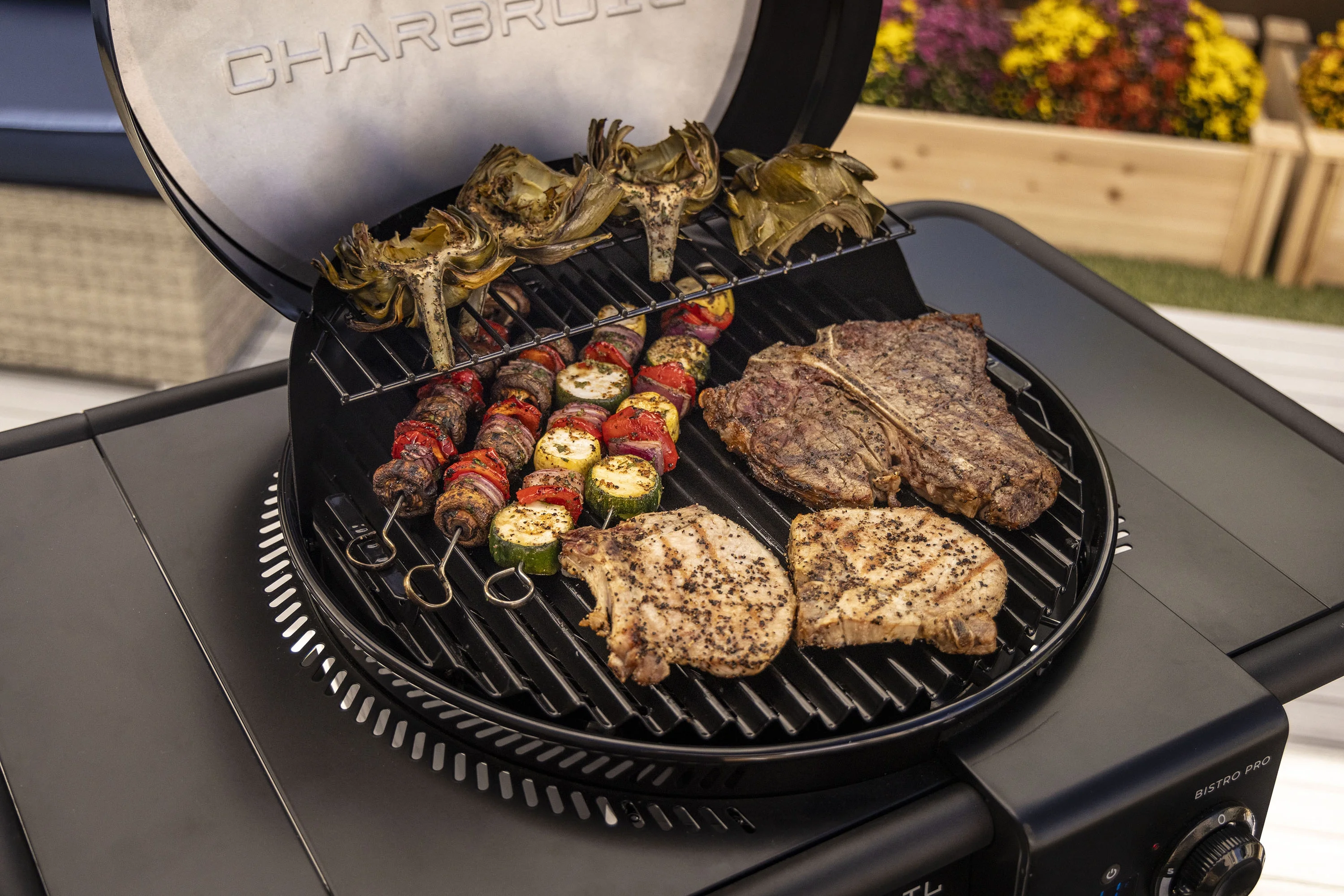 Charbroil Bistro Pro? Electric Grill + Charcoal Mode