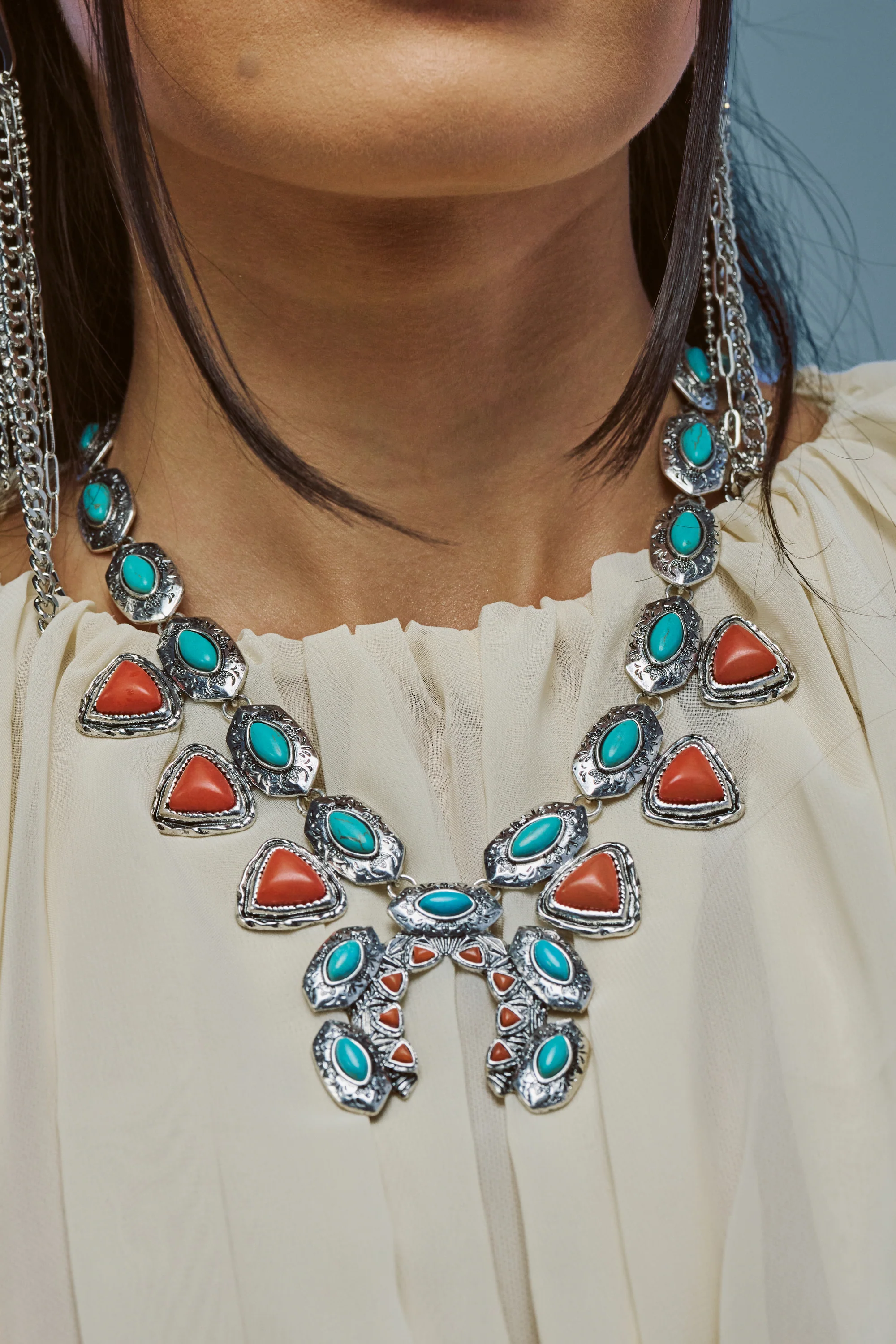 WAY OUT WEST TURQUOISE NECKLACE - Akira Store