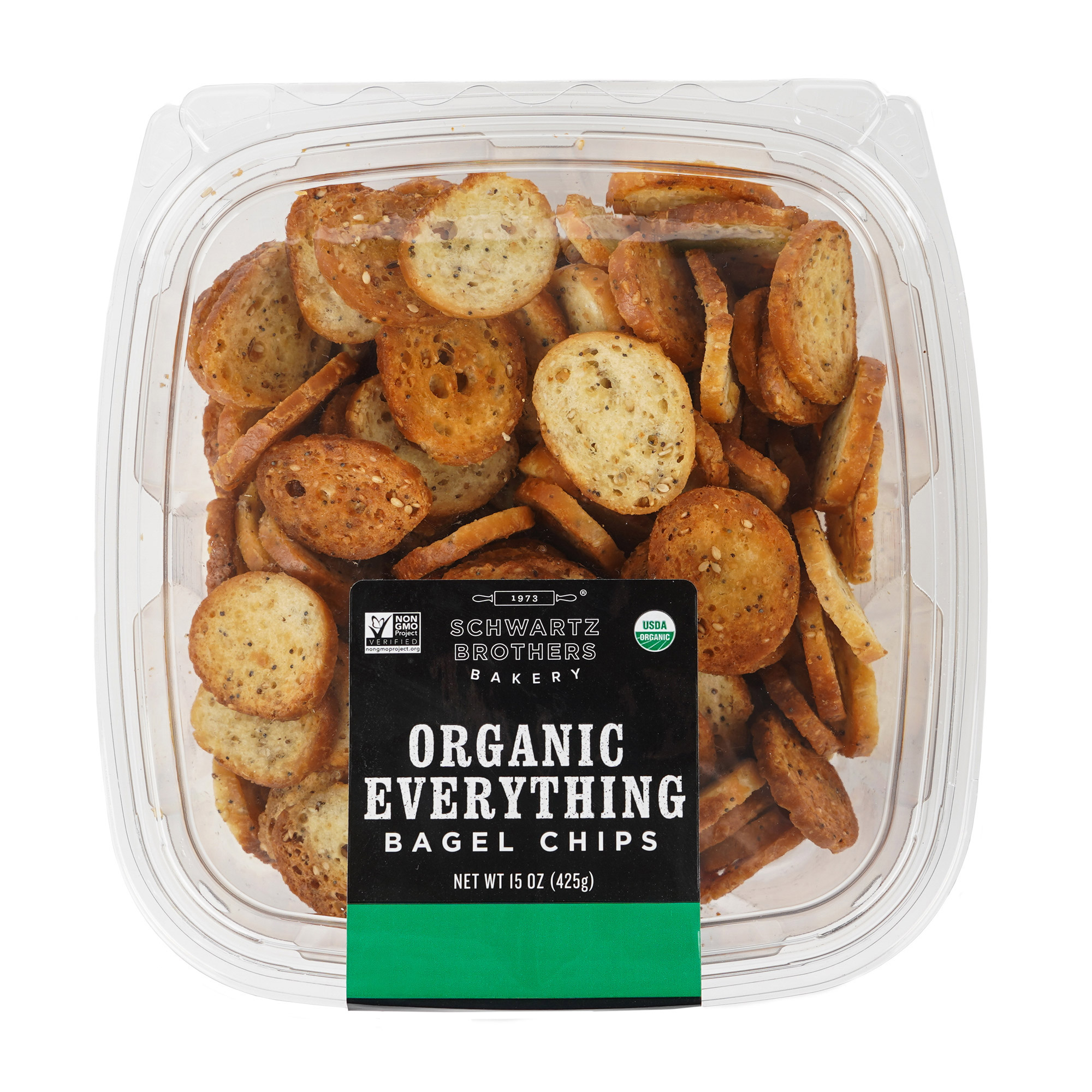 Organic Everything Bagel Chips, 15 oz