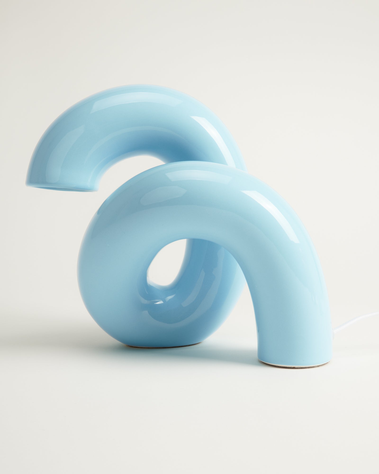 MAM X JU SCHNEE - CERAMIC LAMP LIGHT BLUE