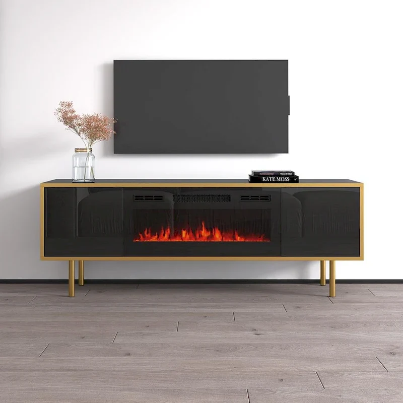 Electric Fireplace TV Stand for TVs up to 75 Inches