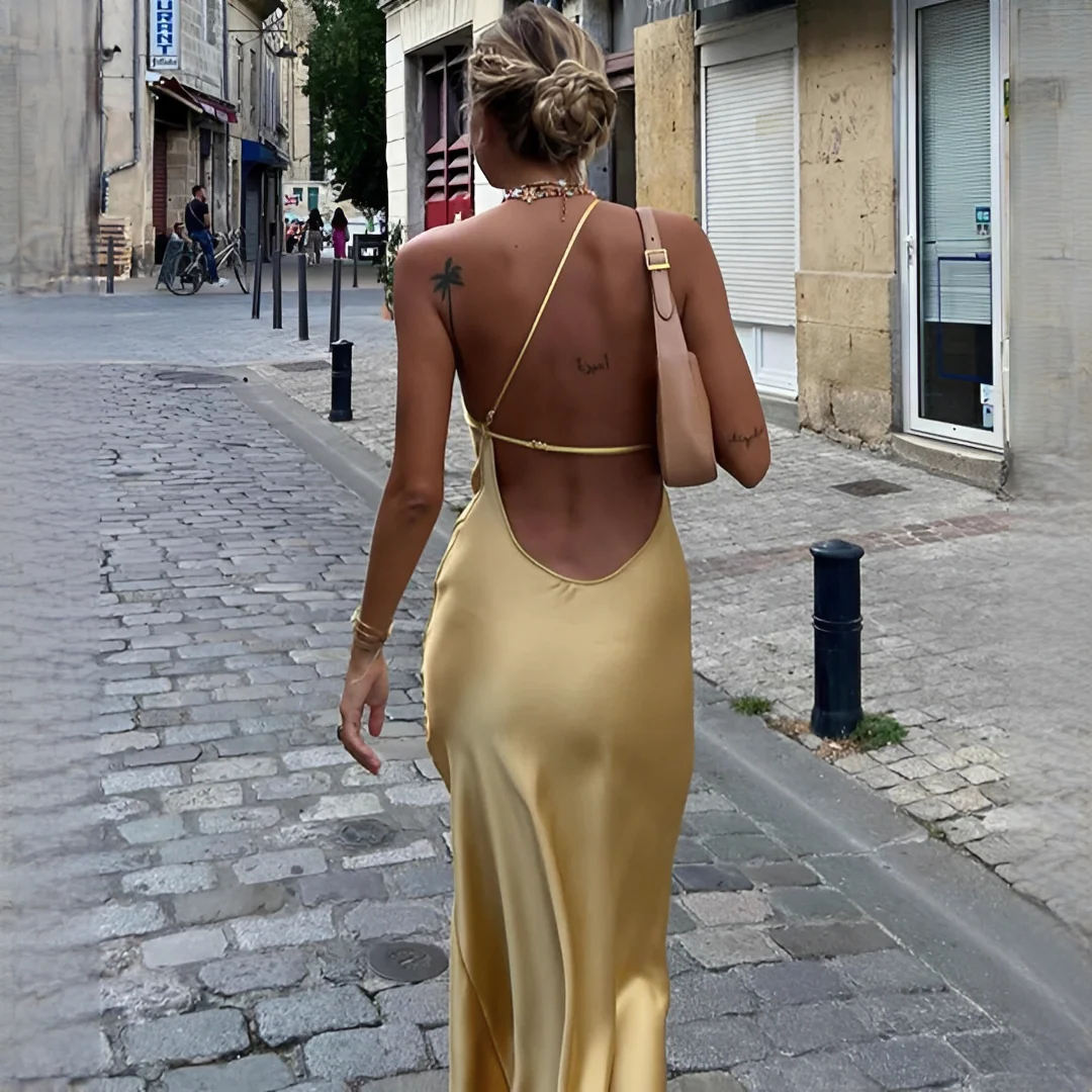 Arcelie - Robe longue stylée et élégante