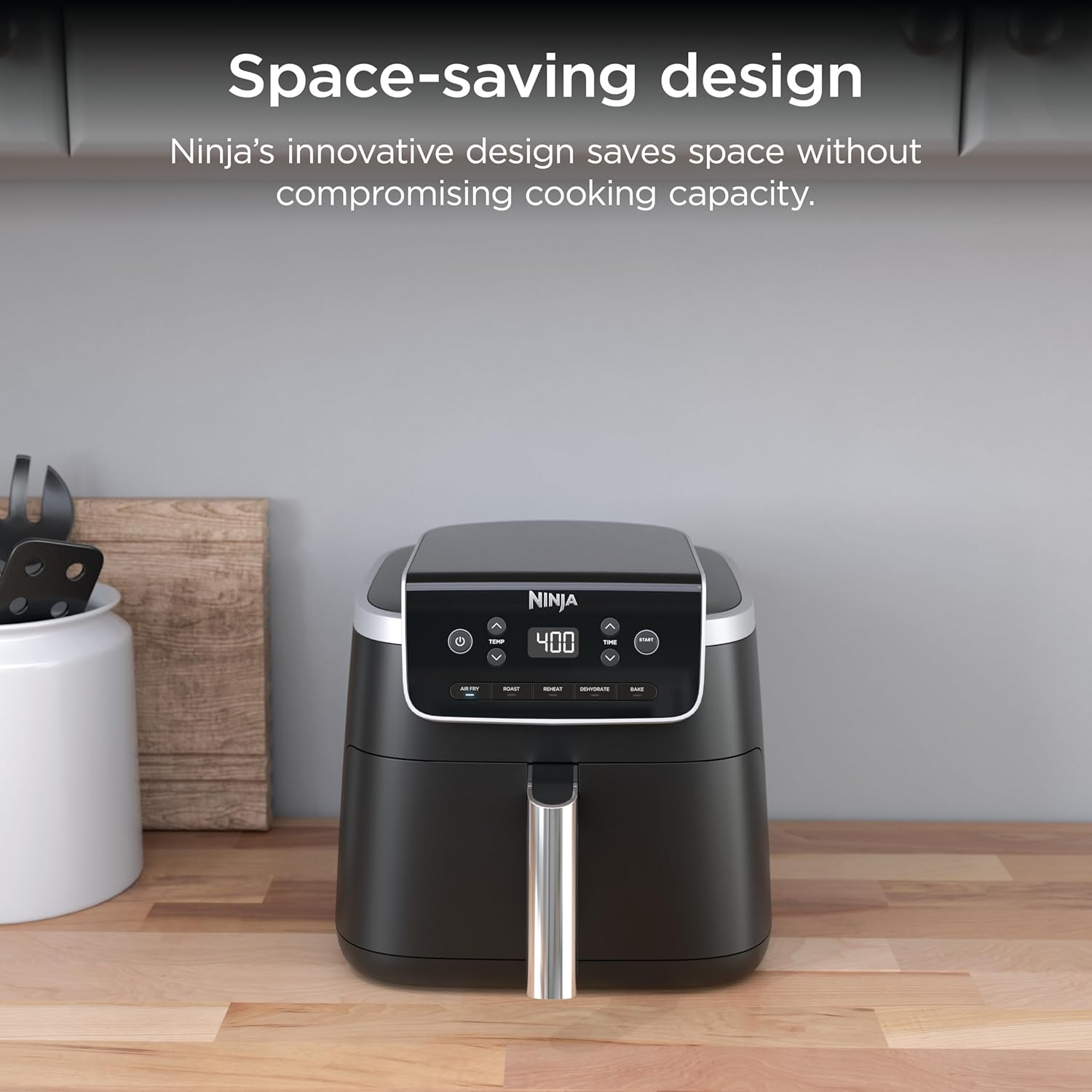 Ninja Air Fryer Pro, 5 Qt, 5-in-1, Gray, AF142