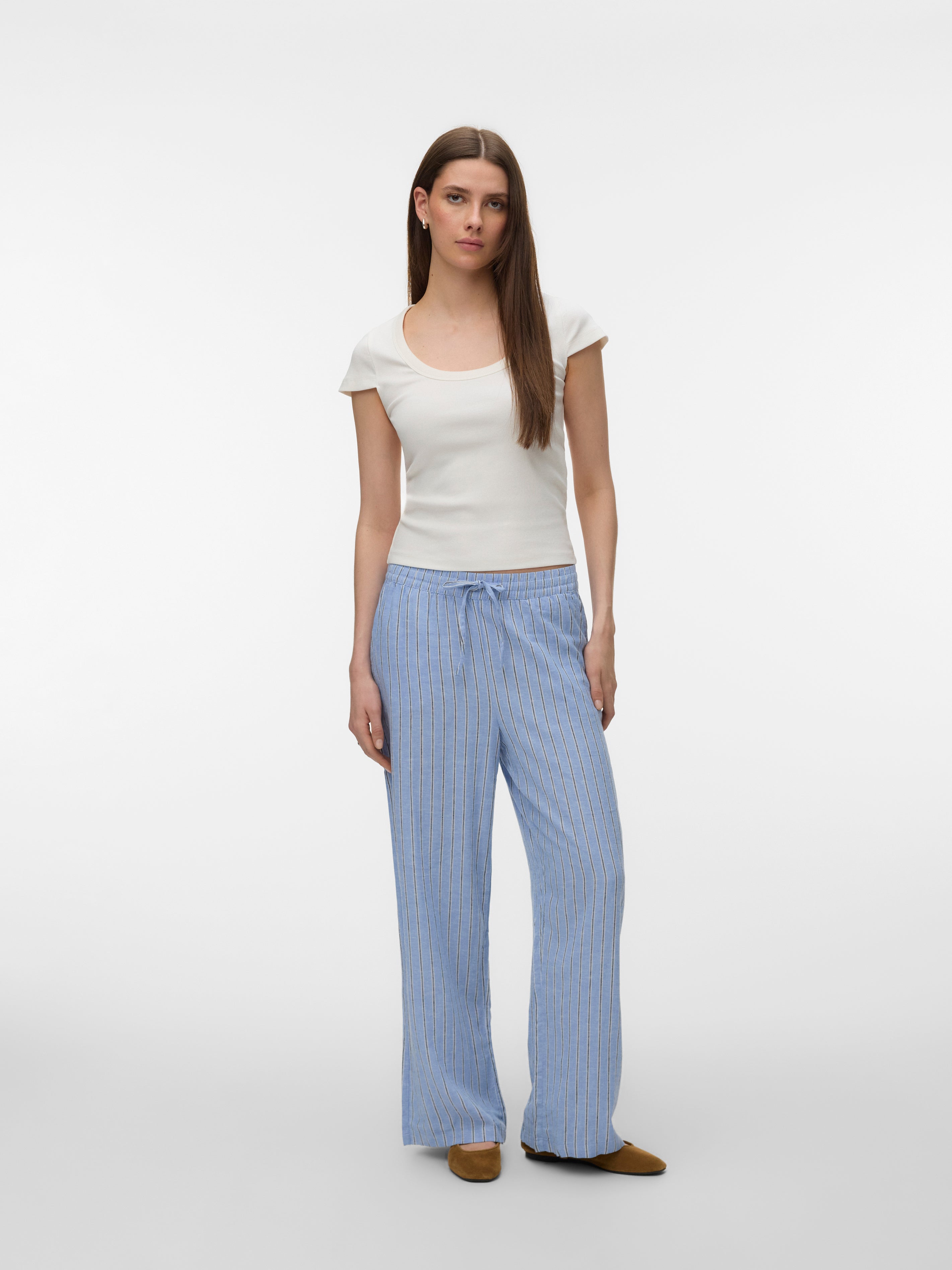VERO MODA® VMLINN Mid waist Trousers