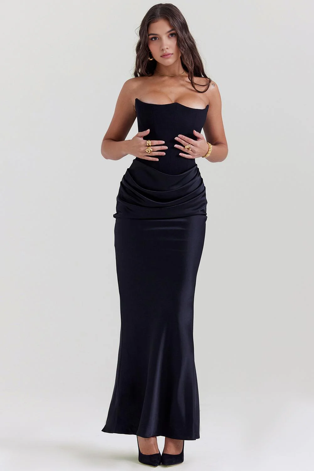 Céleste | Robe en satin