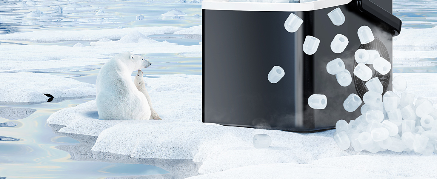 Siloon ice maker: ice making in 6 mins
