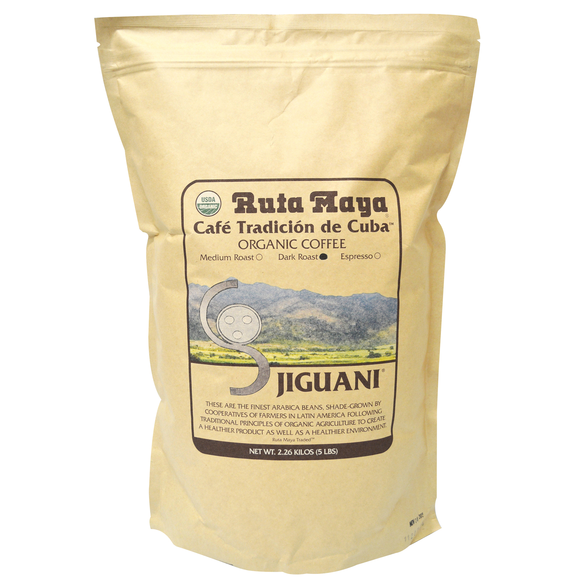 Organic Jiguaní Whole Bean Coffee 5 lb