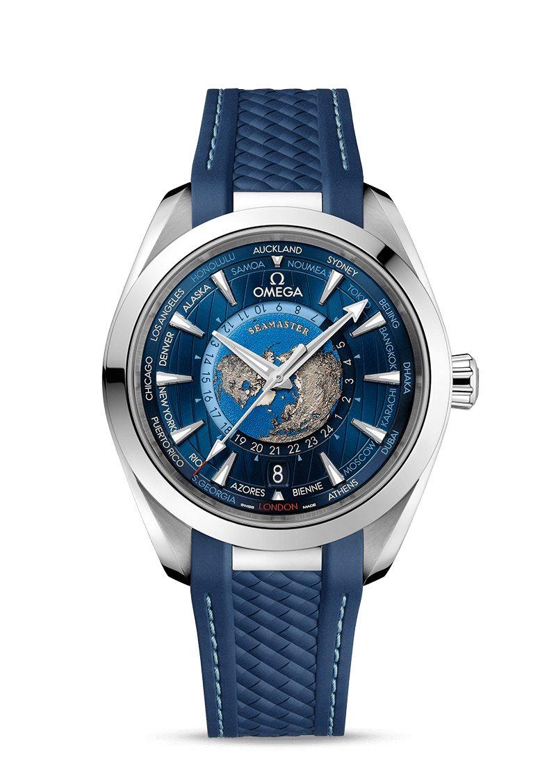 [Super Clone]Omega AQUA TERRA 150M CO‐AXIAL MASTER CHRONOMETER GMT WORLDTIMER 43 MM