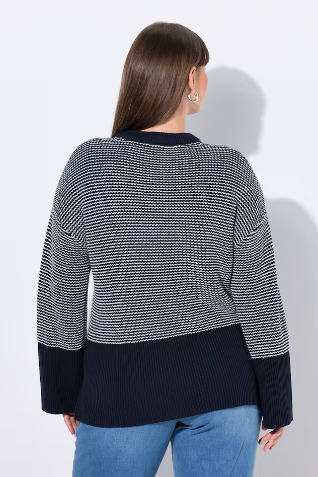 Eco Cotton Chevron Stripe Sweater