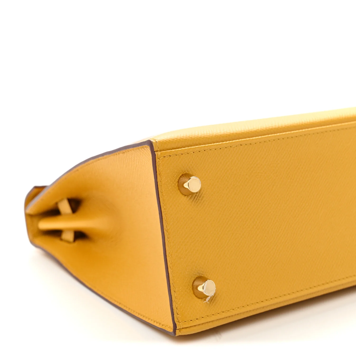 Epsom Kelly Sellier 25 Jaune Ambre