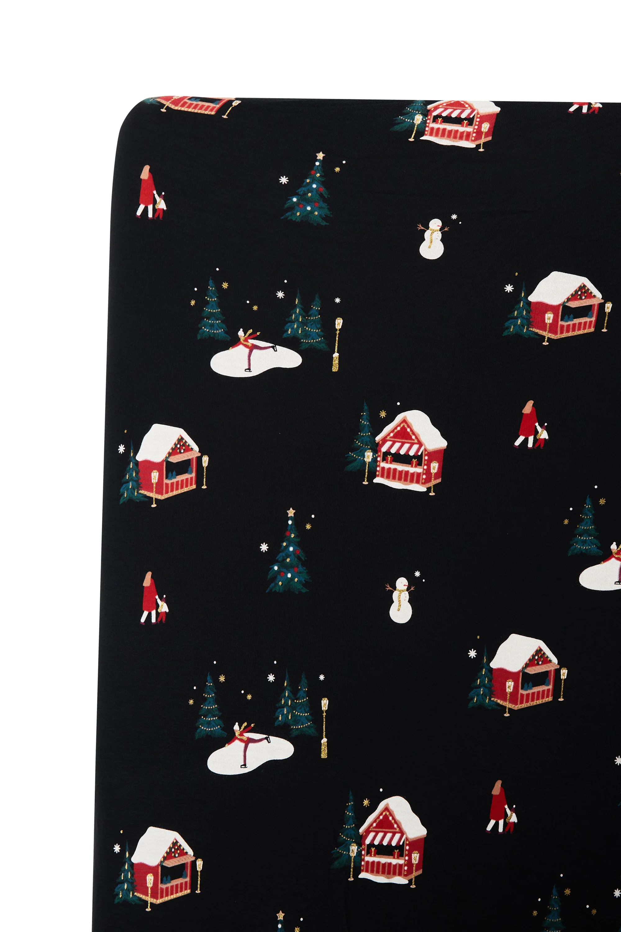 Crib Sheet in Winter Wonderland