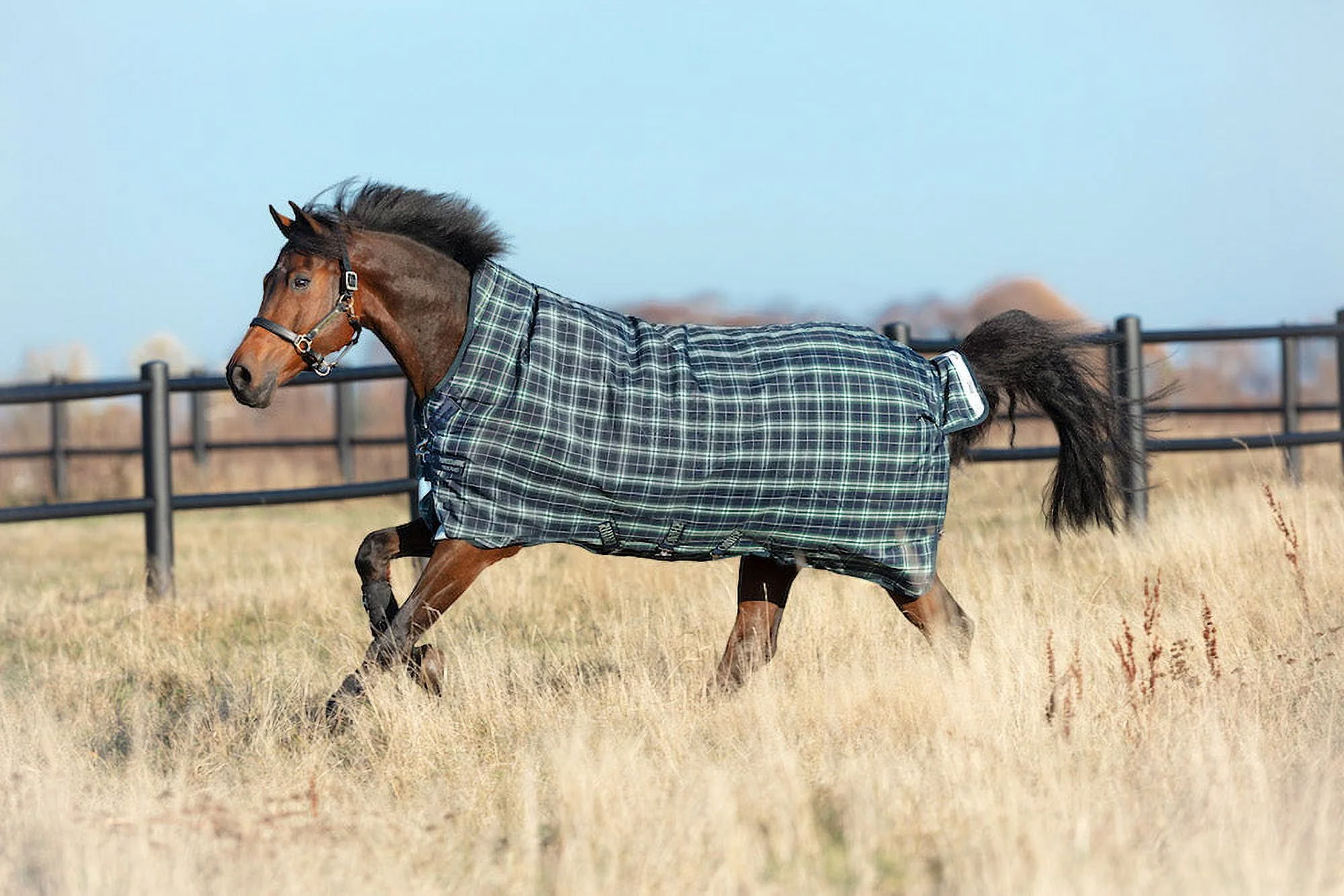 Rhino Wug Turnout Blanket 100g 81 Hunter Check