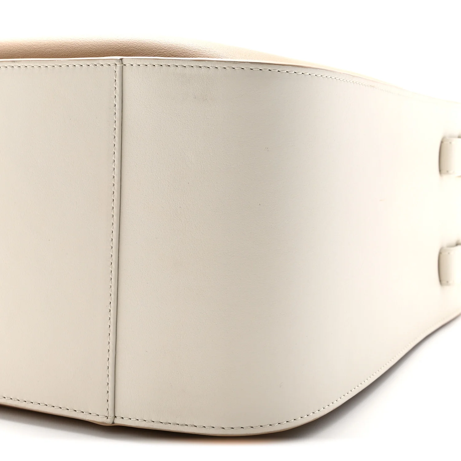 Calfskin Small Hammock Shoulder Bag Sand White