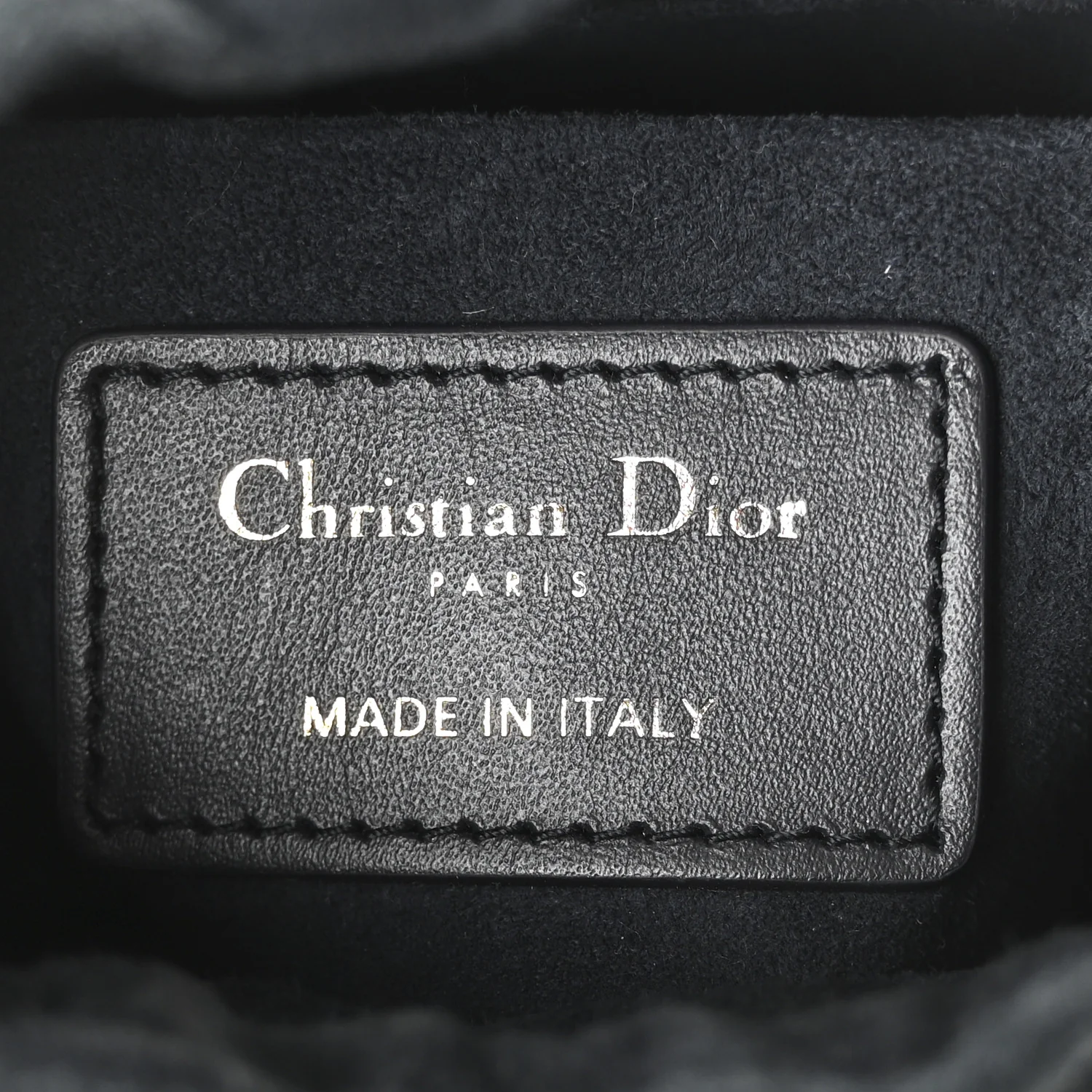 Calfskin Micro Dior Vibe Bucket Blue
