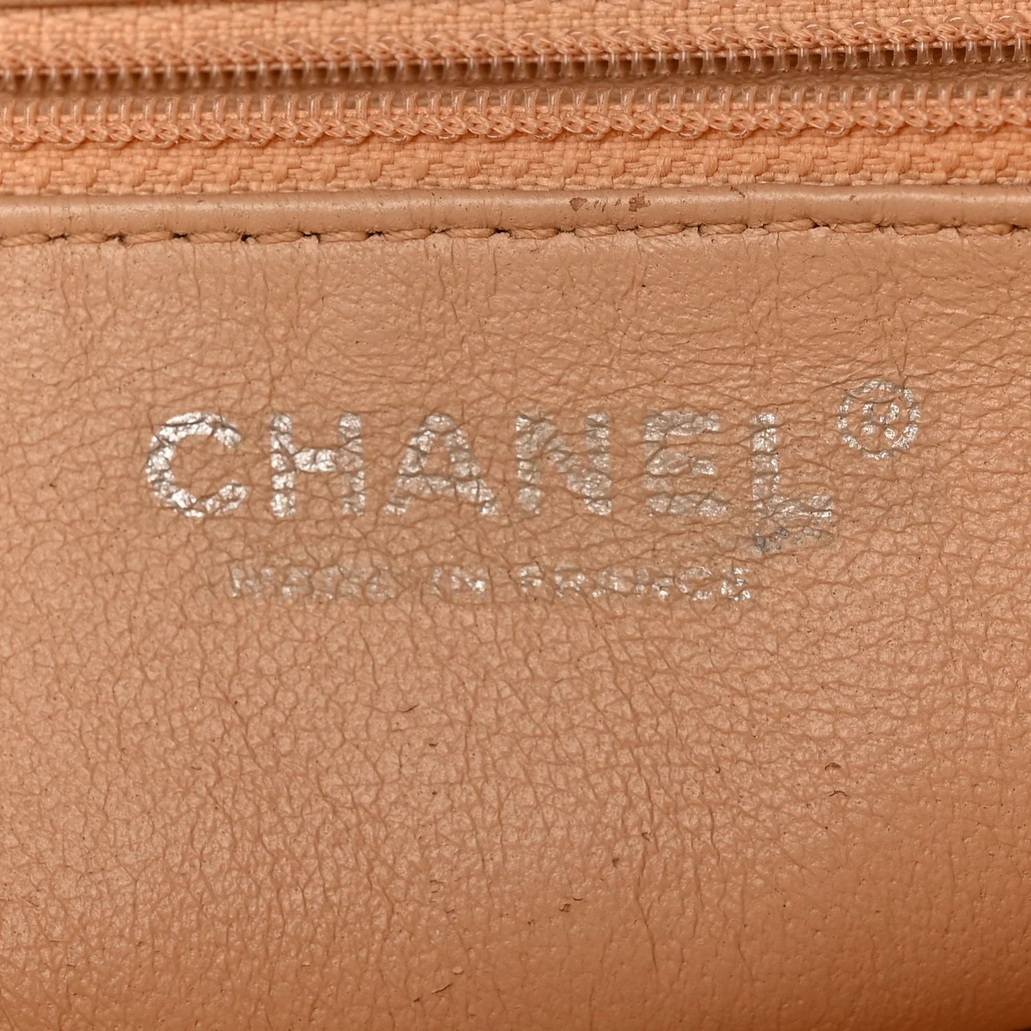 Smooth Calfskin Luxe Ligne Tote Dark Beige