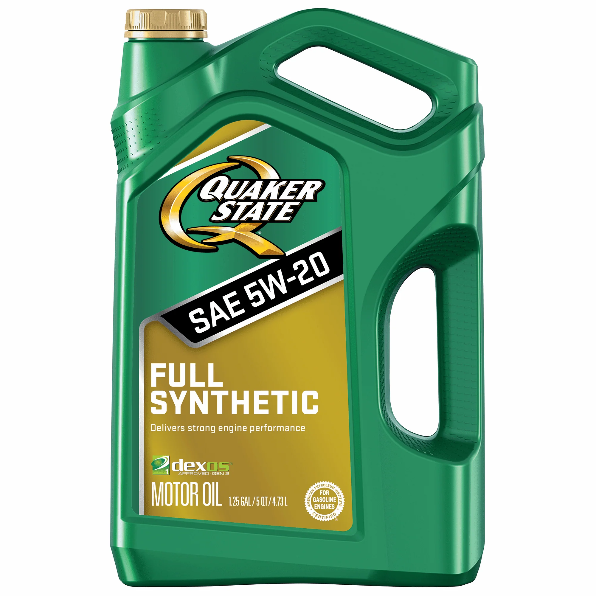 Full Synthetic 5W 20 Motor Oil, 5 Quart