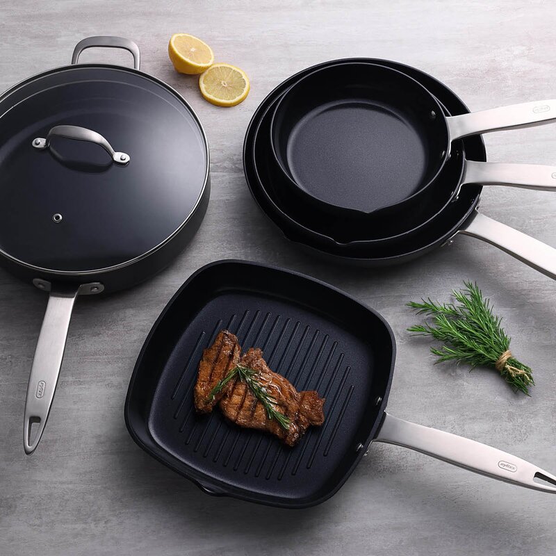 Ultimate Pro keramisk grillpanne 26 cm svart