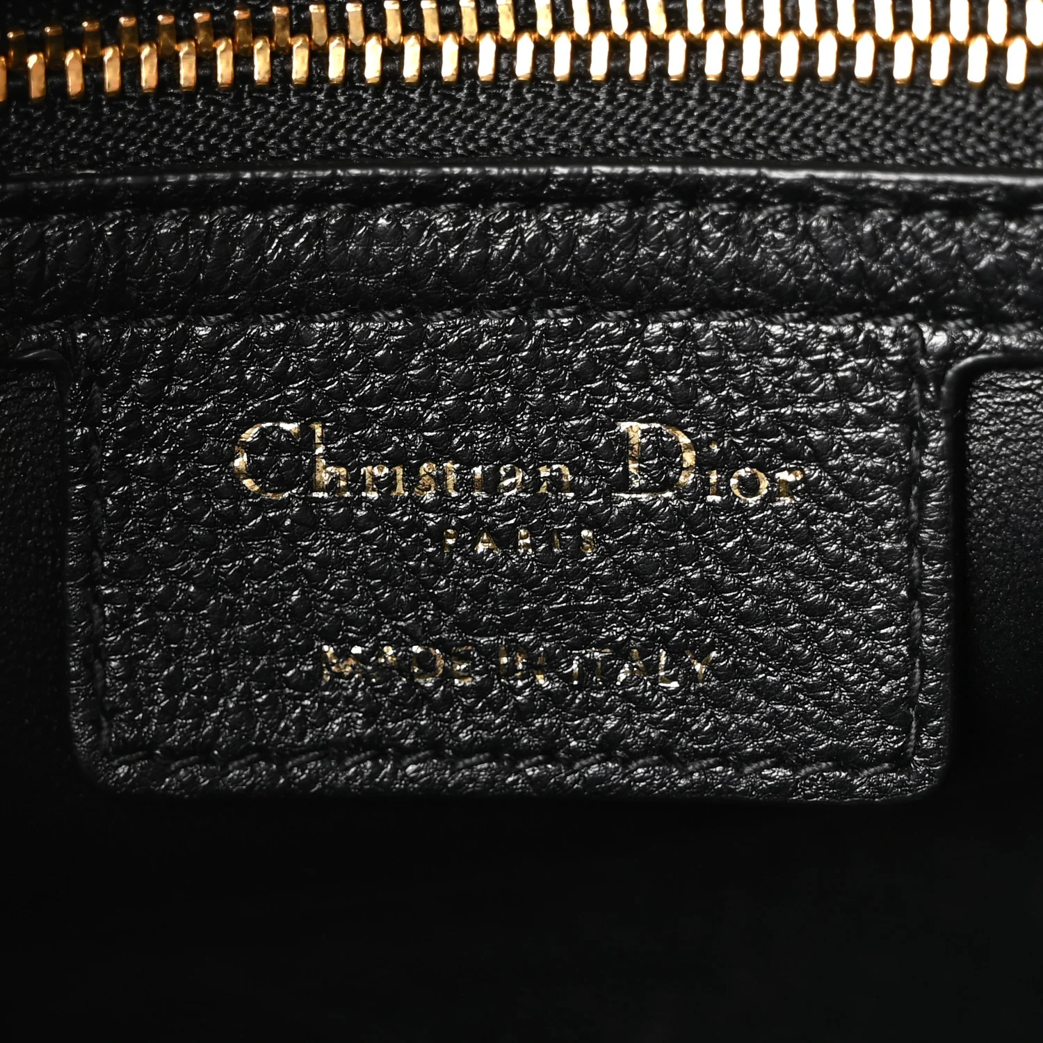 Calfskin Cannage Small Caro Bag Black