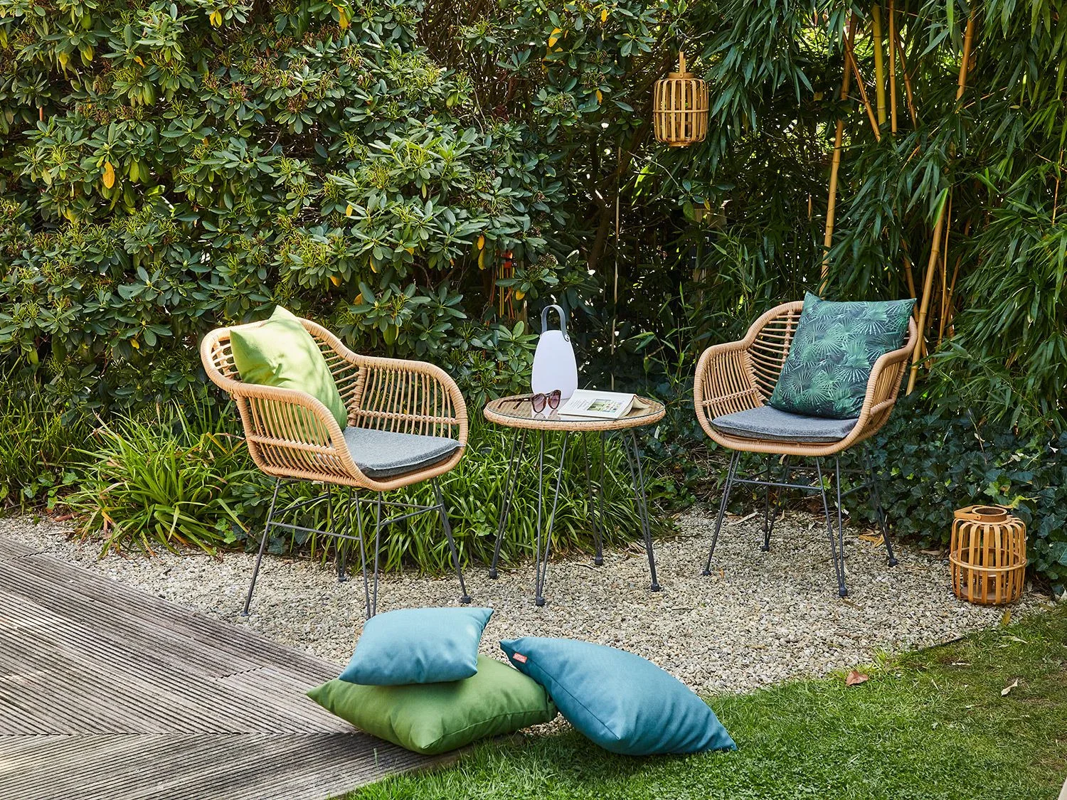 SIENA GARDEN Tiros set de meubles pour balcon, 3 pices