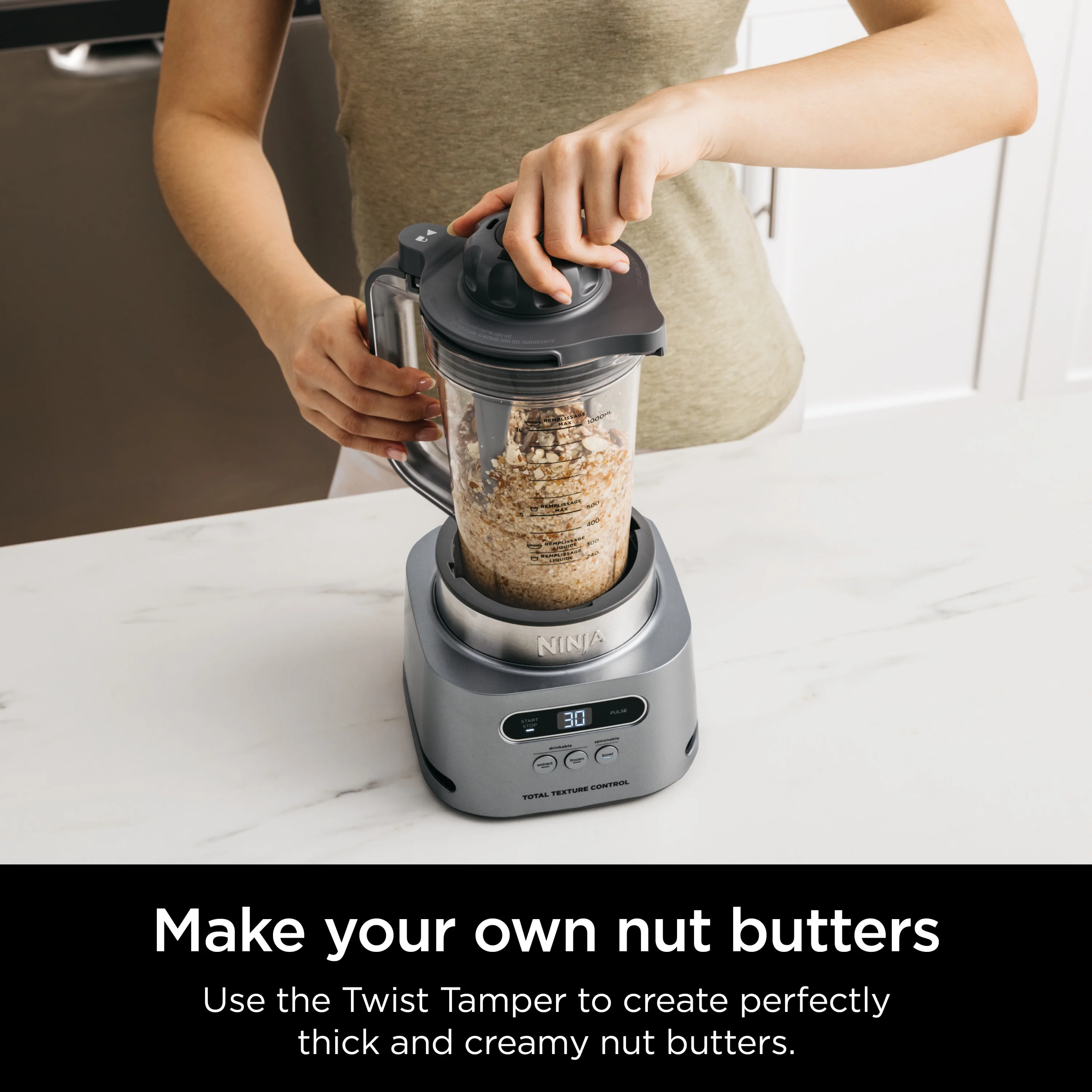 Ninja Twisti, High - Speed Blender Duo 3 Preset Auto - Iq Programs, 34 oz. Pitcher Capacity, SS150
