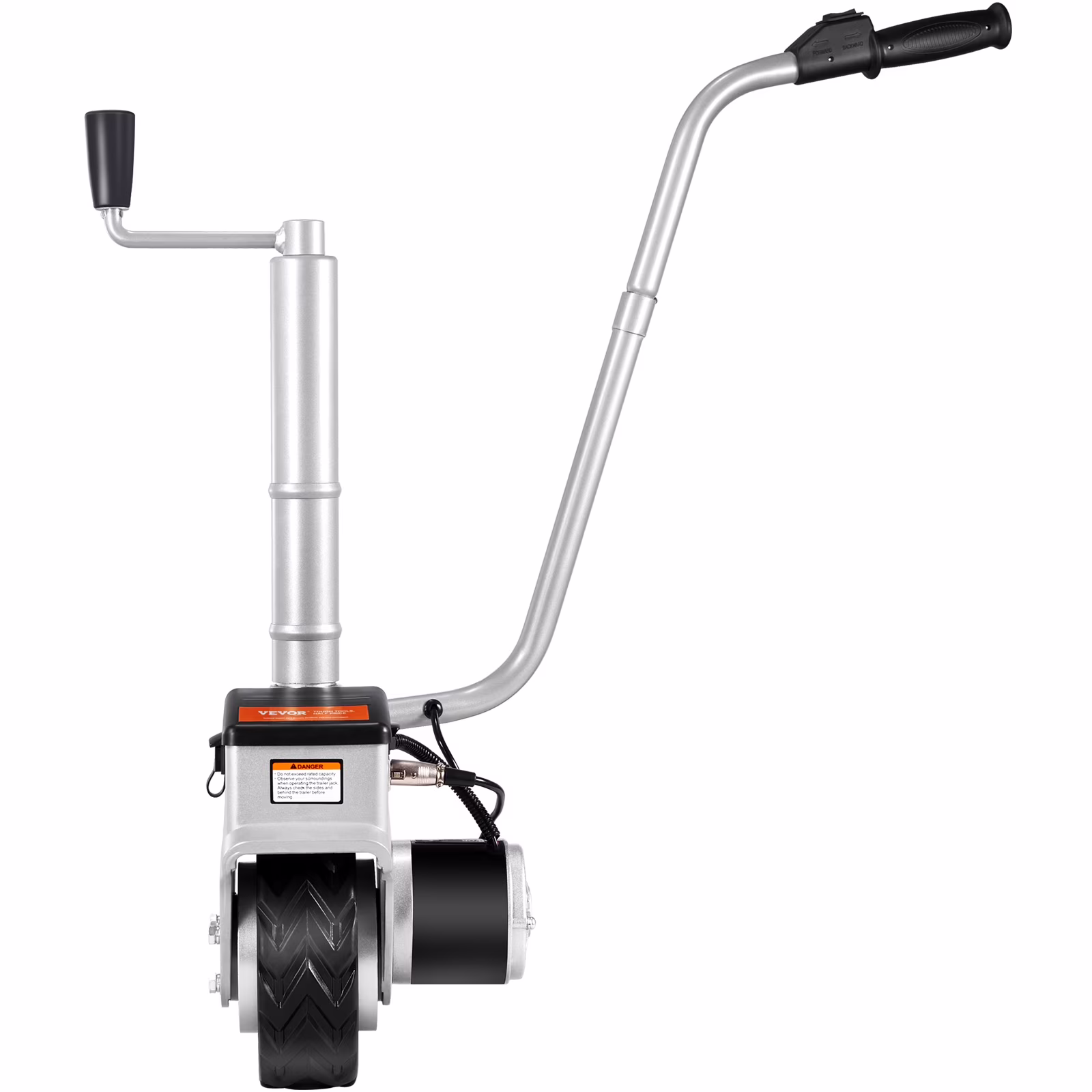 BENTISM Motorized Trailer Jack Wheel 350W Electric Mover Dolly 5000lbs Adjustable