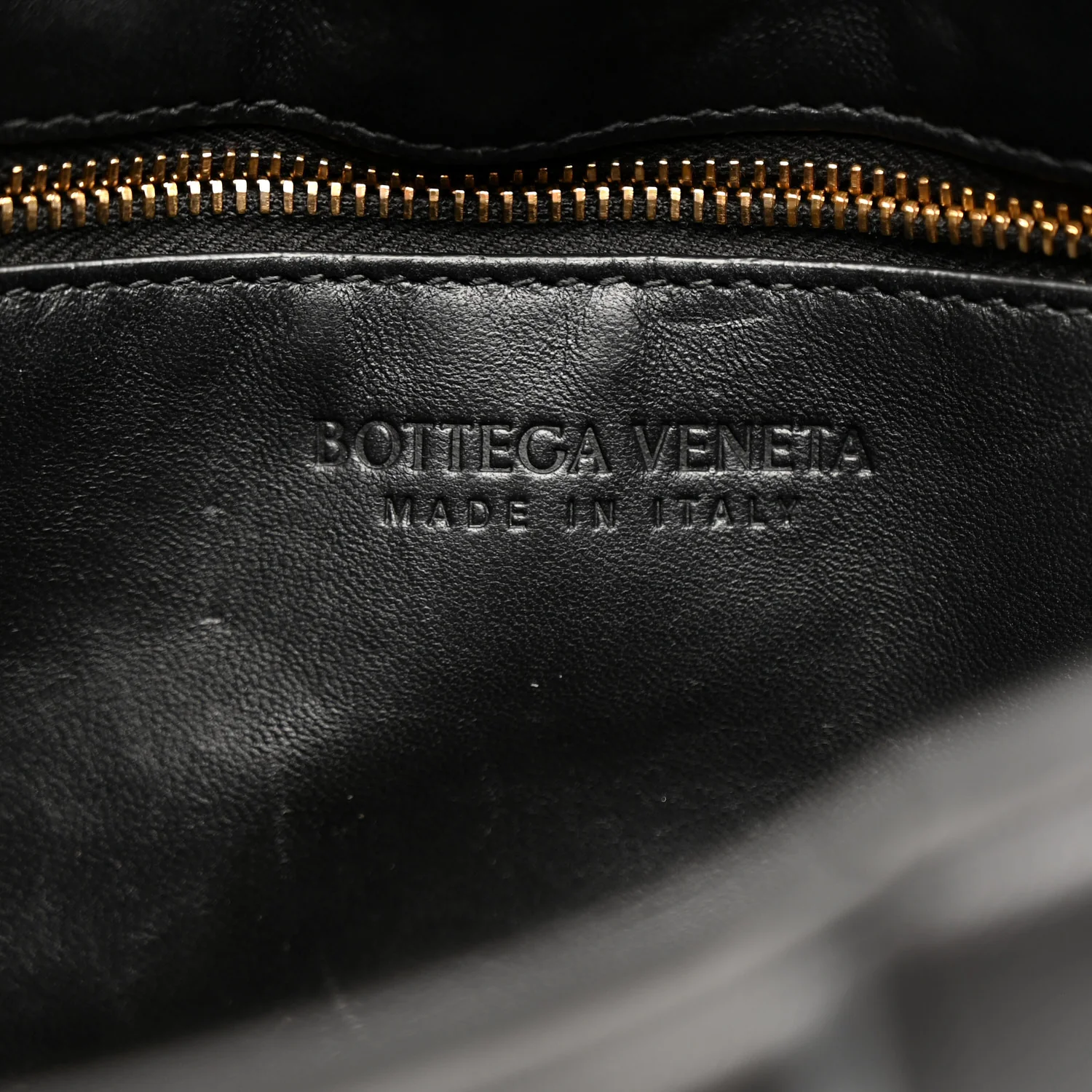 Nappa Maxi Intreccio Padded Cassette Crossbody Bag Black