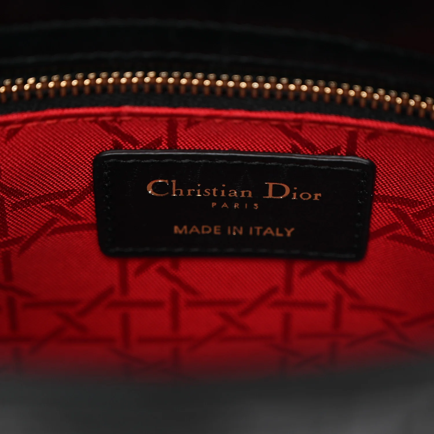 Lambskin Cannage Small My ABCDior Lady Dior Black