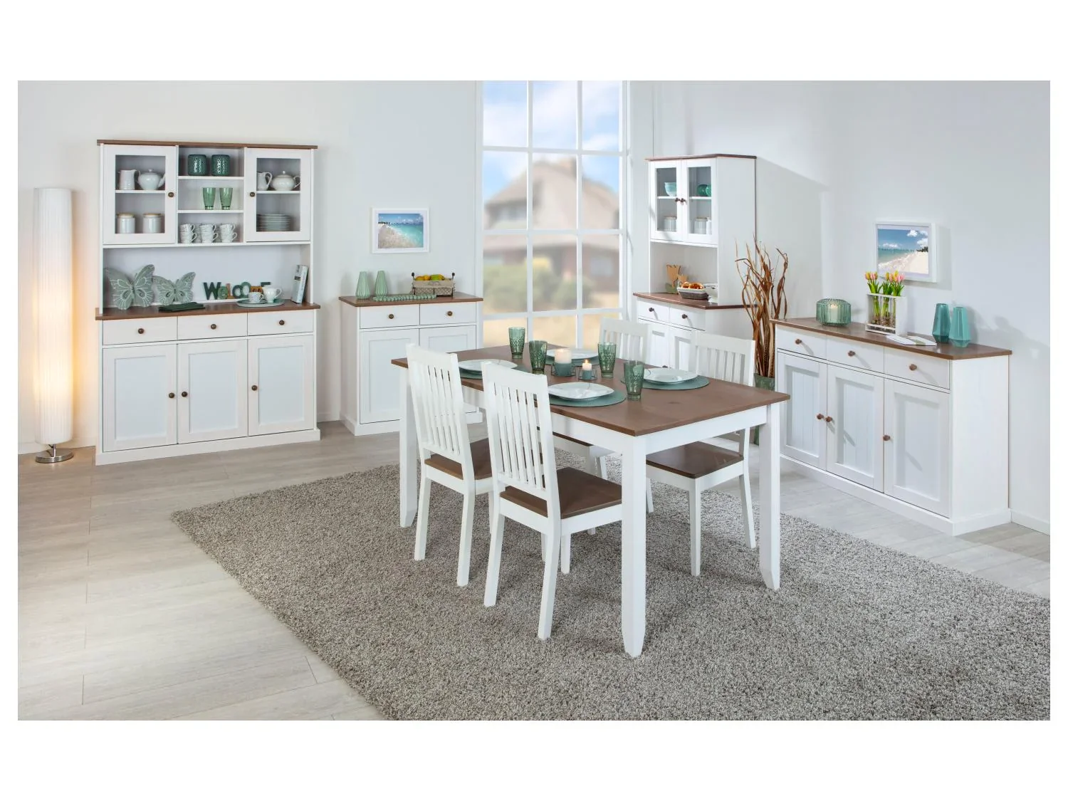 Inter Link Table de salle  manger Westerland, 160 x 90 x 75 cm