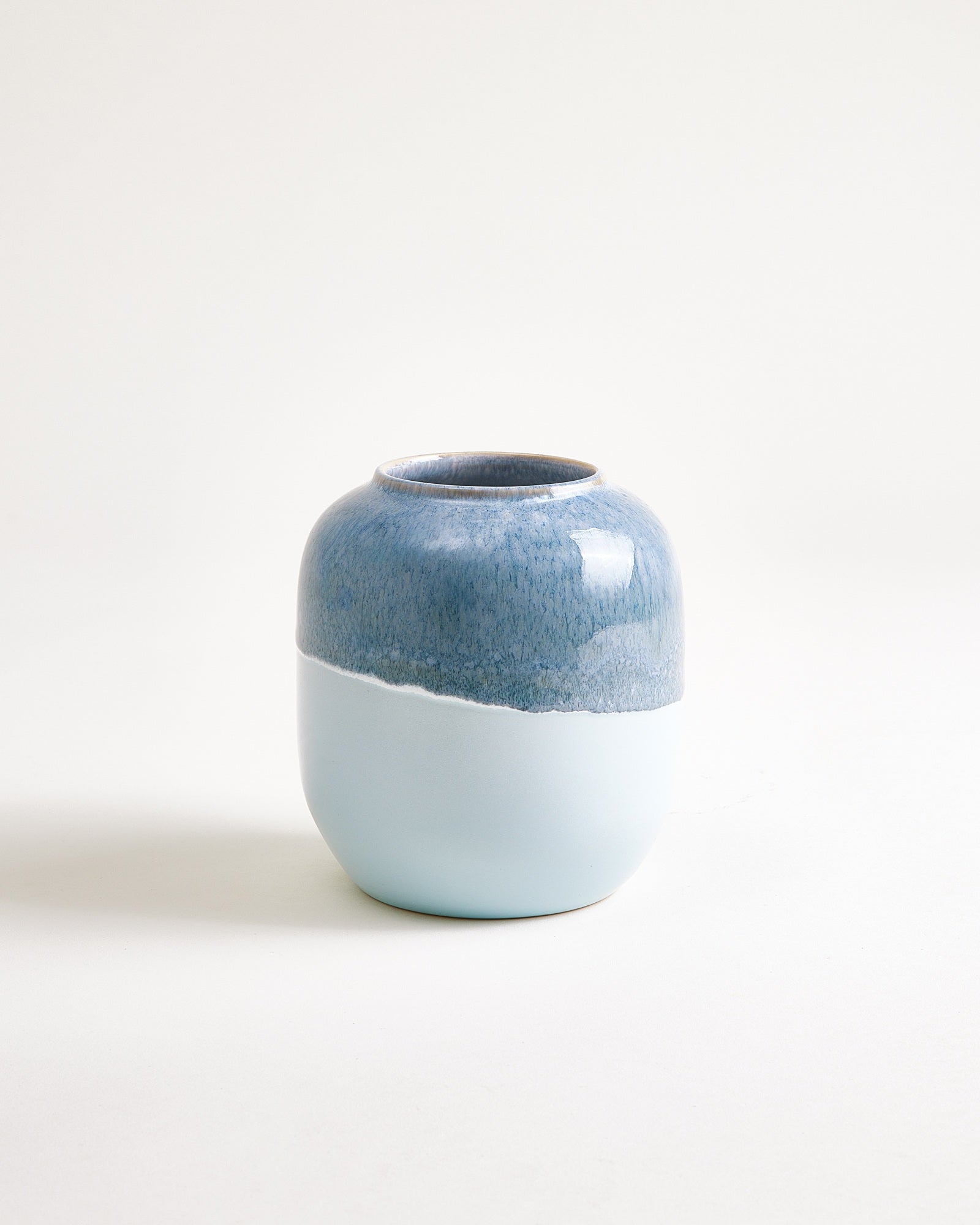 COIMBRA - VASE M GRAY-BLUE BLUE