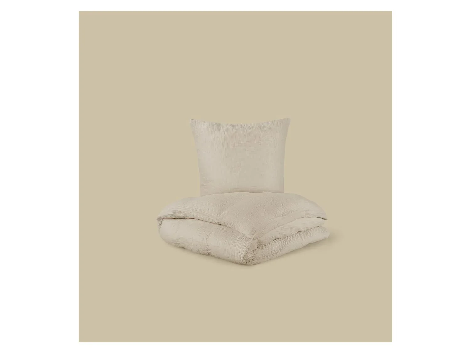 LIVARNO Parure de lit en mousseline Premium, 140 x 200 cm