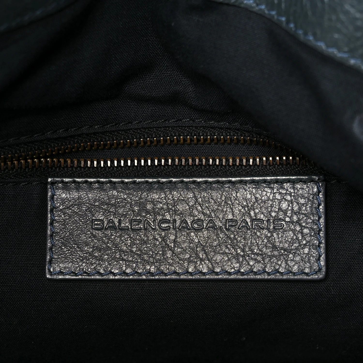 Agneau Classic Hardware Bowling Bag Anthracite