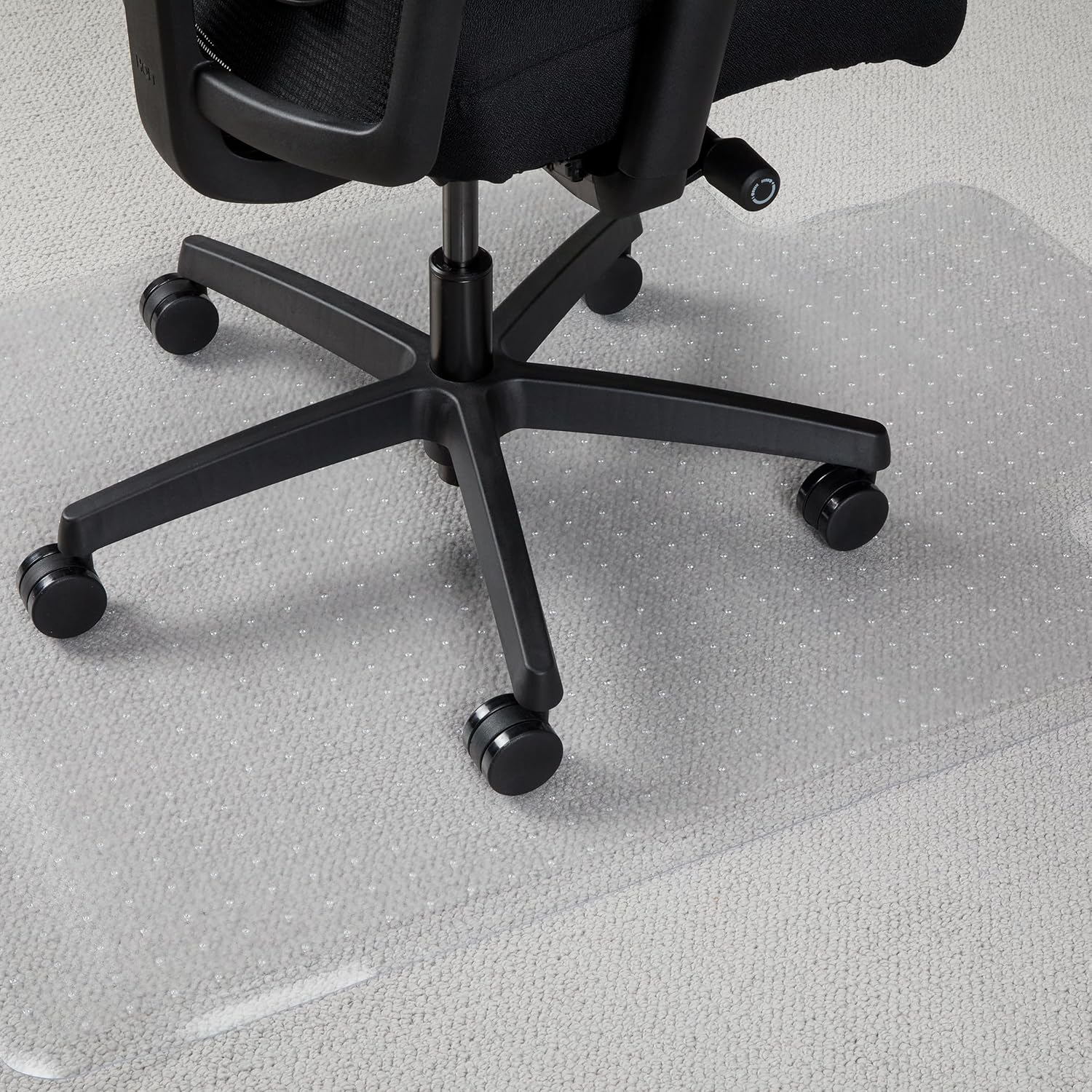 Bundle of HON Office Desk Chair Ignition 2.0 - Ergonomic Desk Chair, Home Office Chairs, Adjustable Lumbar & Armrests, Black + Carpet Chair Mat (36” x 48”)