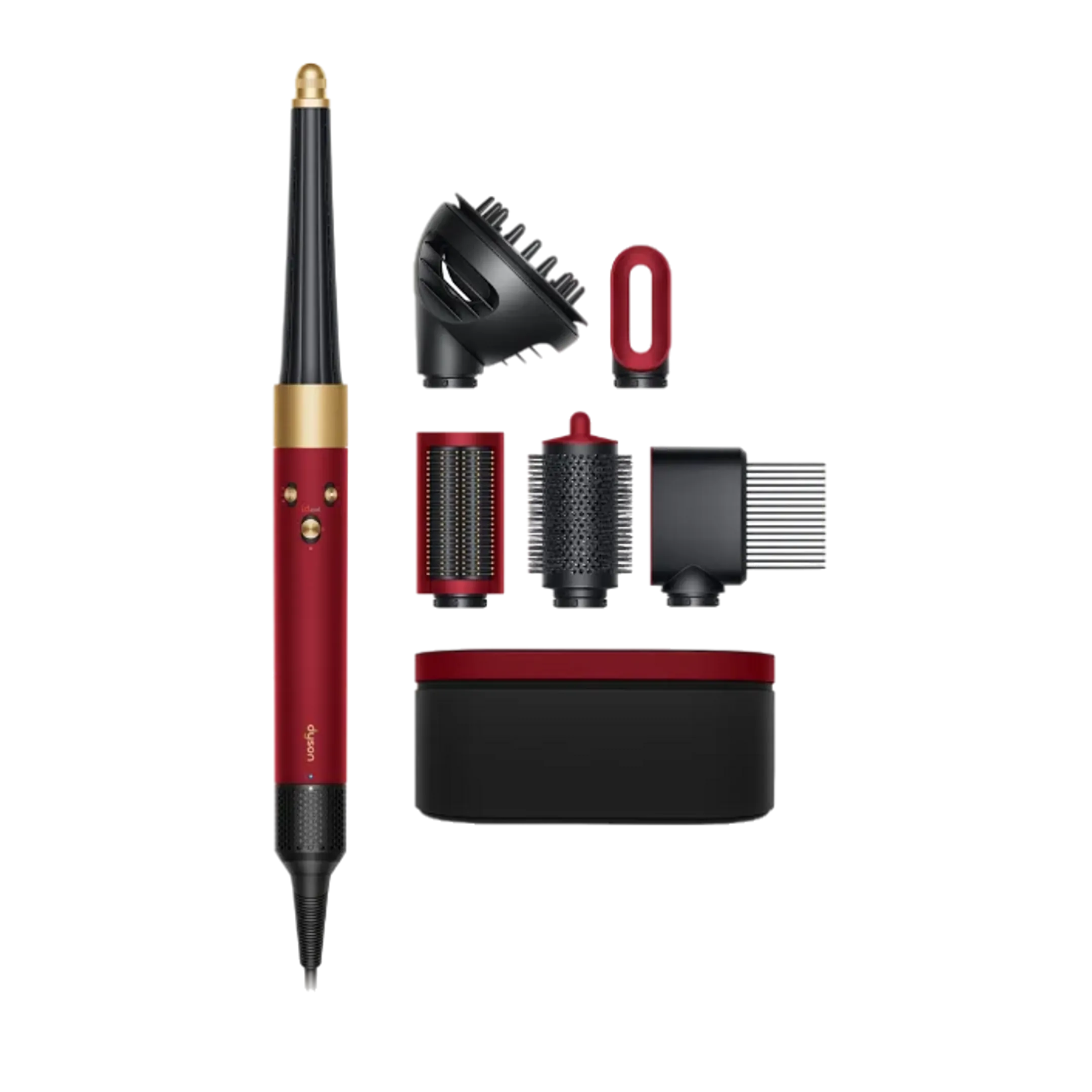 Dyson Airwrap i.d. Curl + Coily Red Velvet/Gold - Limited Edition