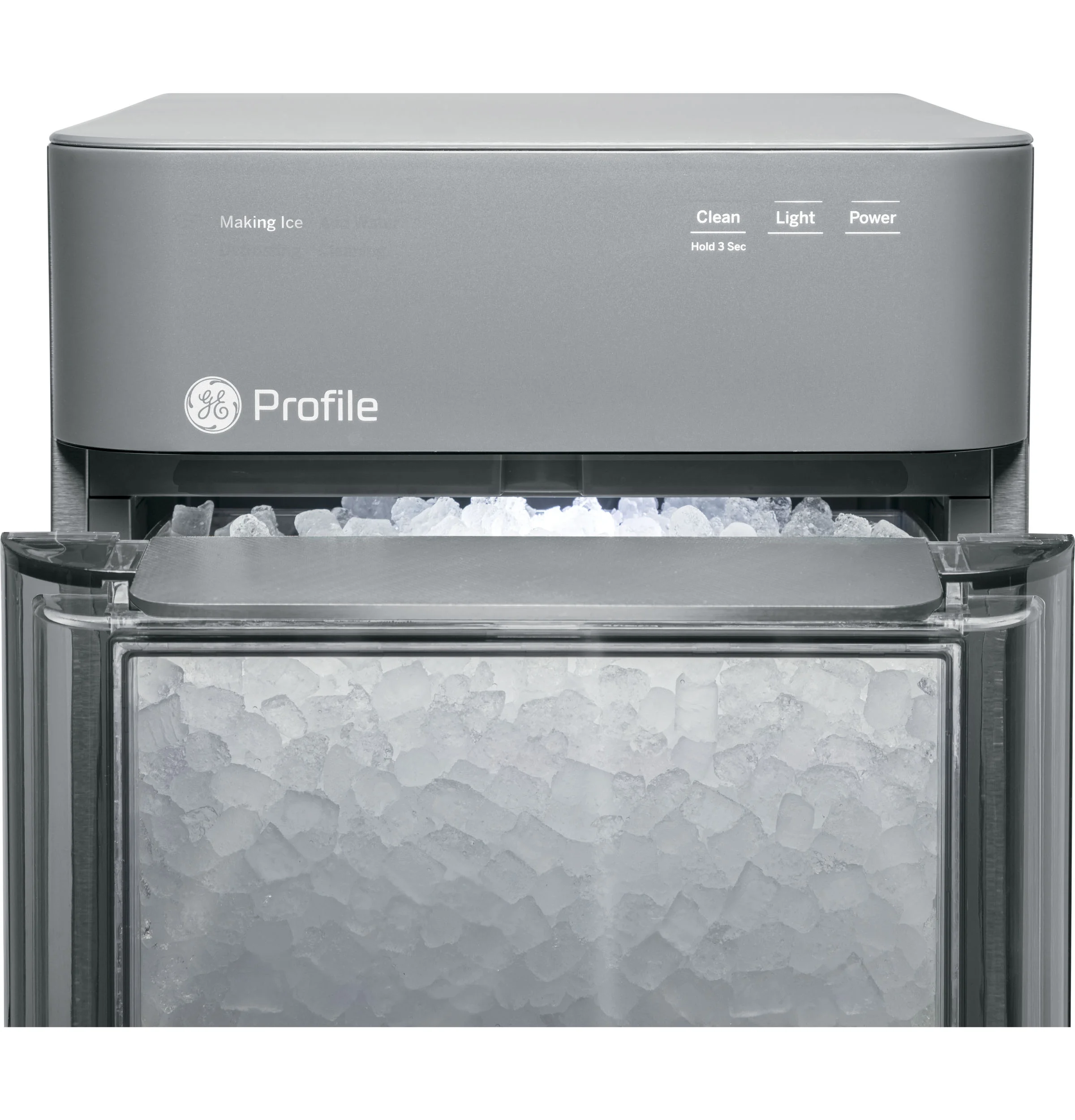 GE Appliances Opal 2.0 Countertop Nugget Ice Maker, 38 lb Maximum Output, Industrial