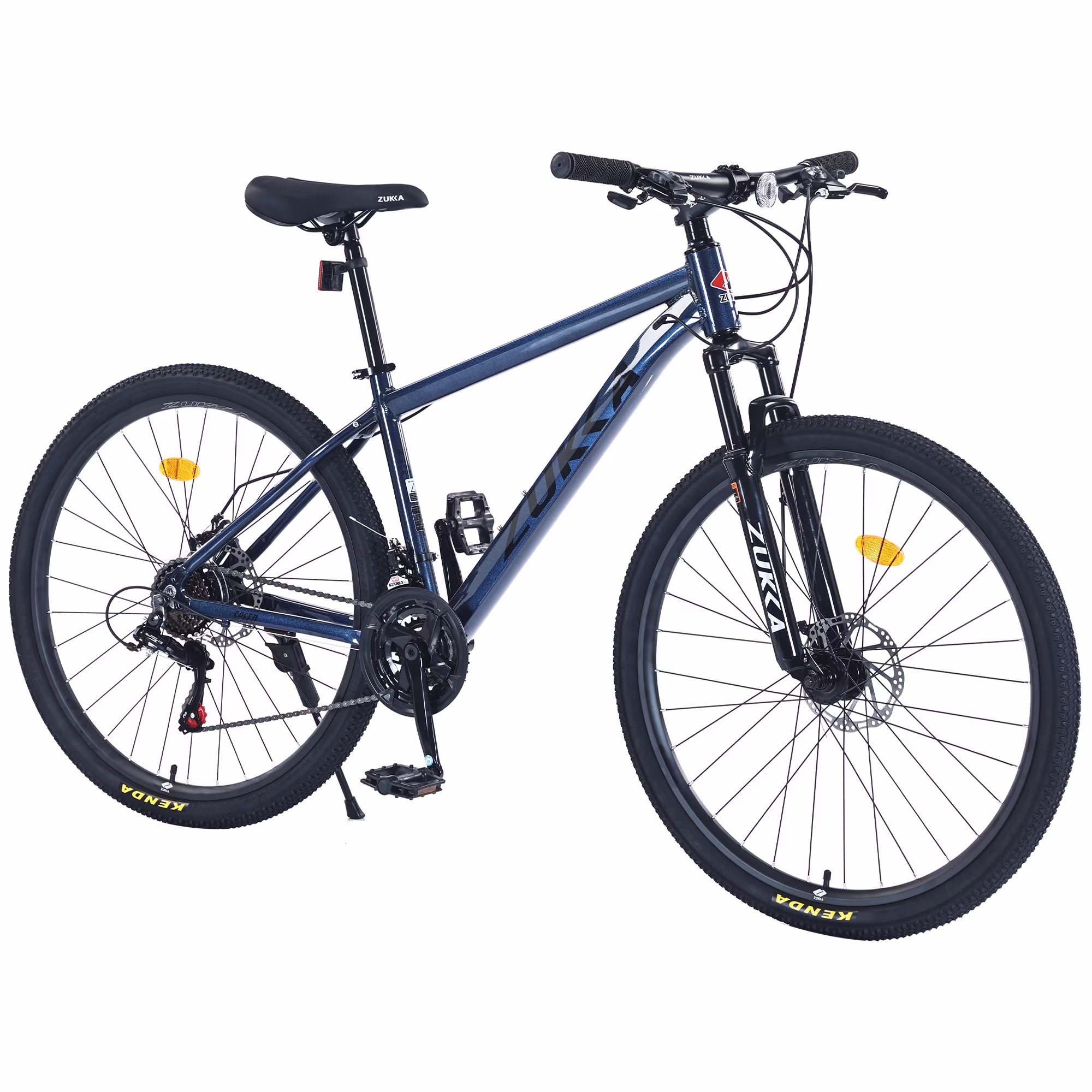 27.5 MTB Mountain Bike for Men - 21-Speed Aluminum Alloy Frame, Front Suspension, Double Disc Brakes | Adult All-Terrain Bicycle
