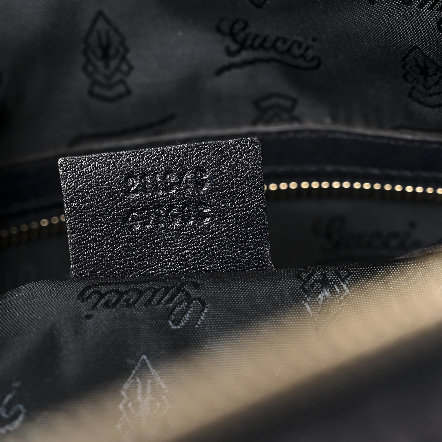 Crystal Monogram Hysteria Tote Navy Blue