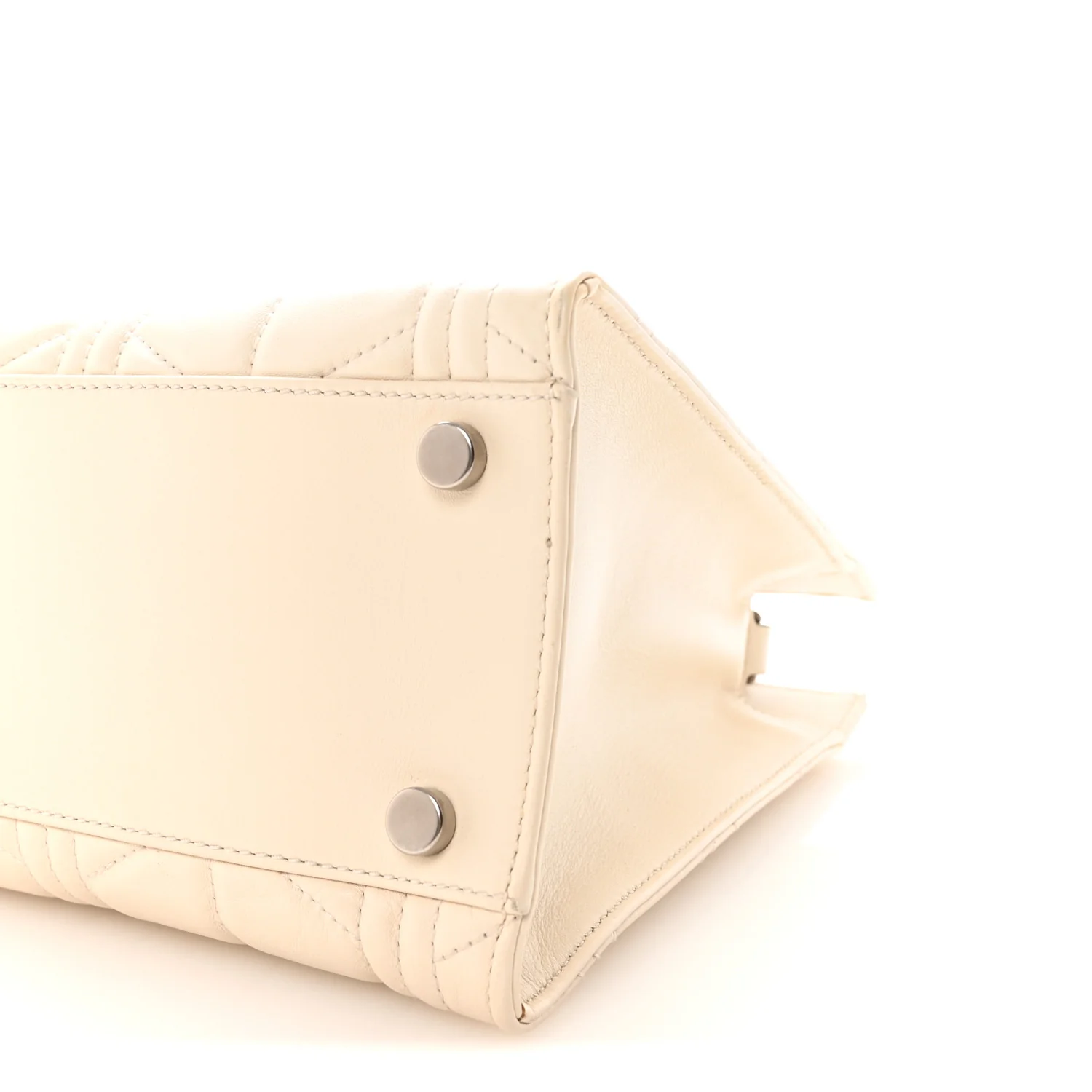 Cafskin Web Quilted Large Dionysus Tote Bag White
