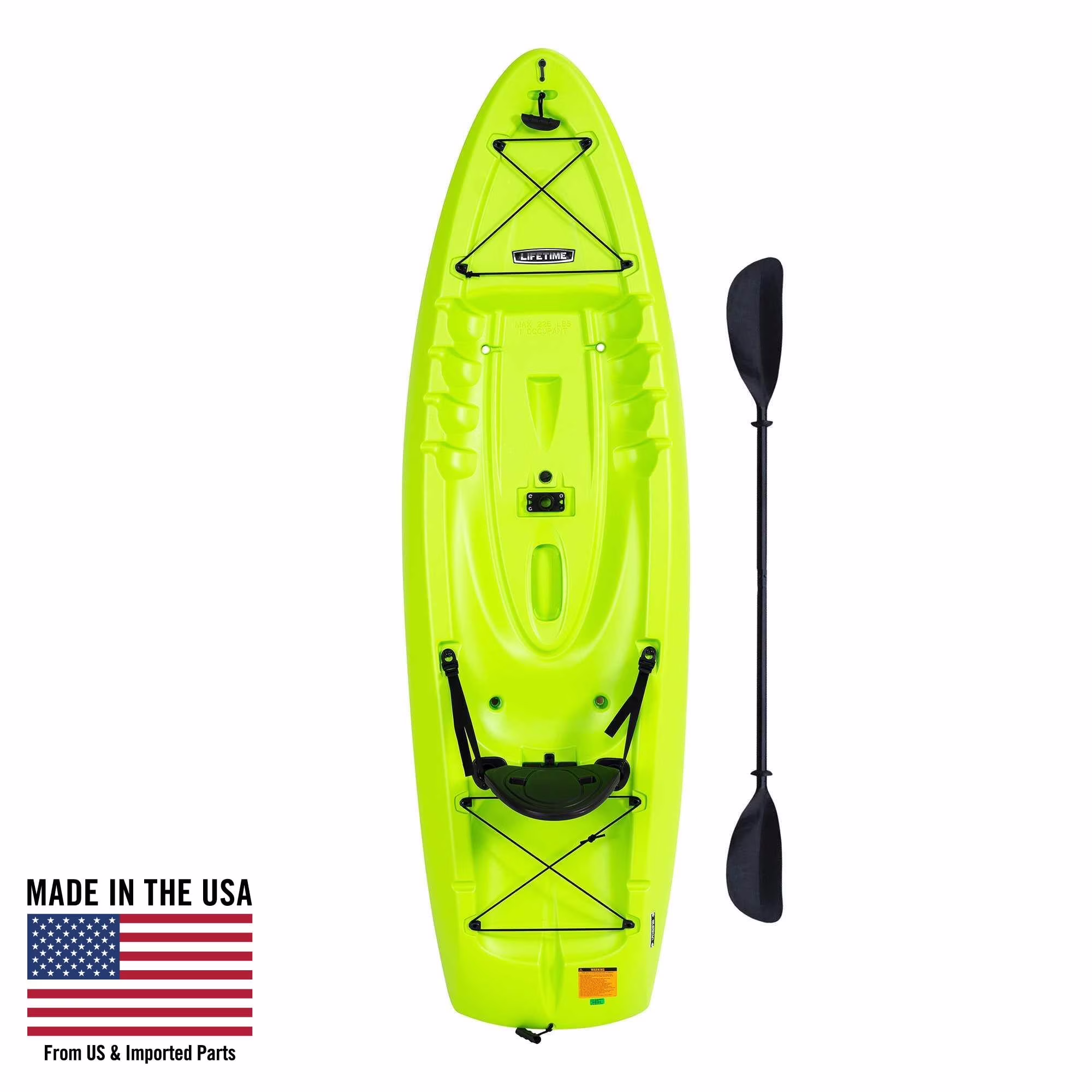 Hydros Angler 101 inch Sit-on-Top Fishing Kayak, Lime Green (90785)(Lime Green)