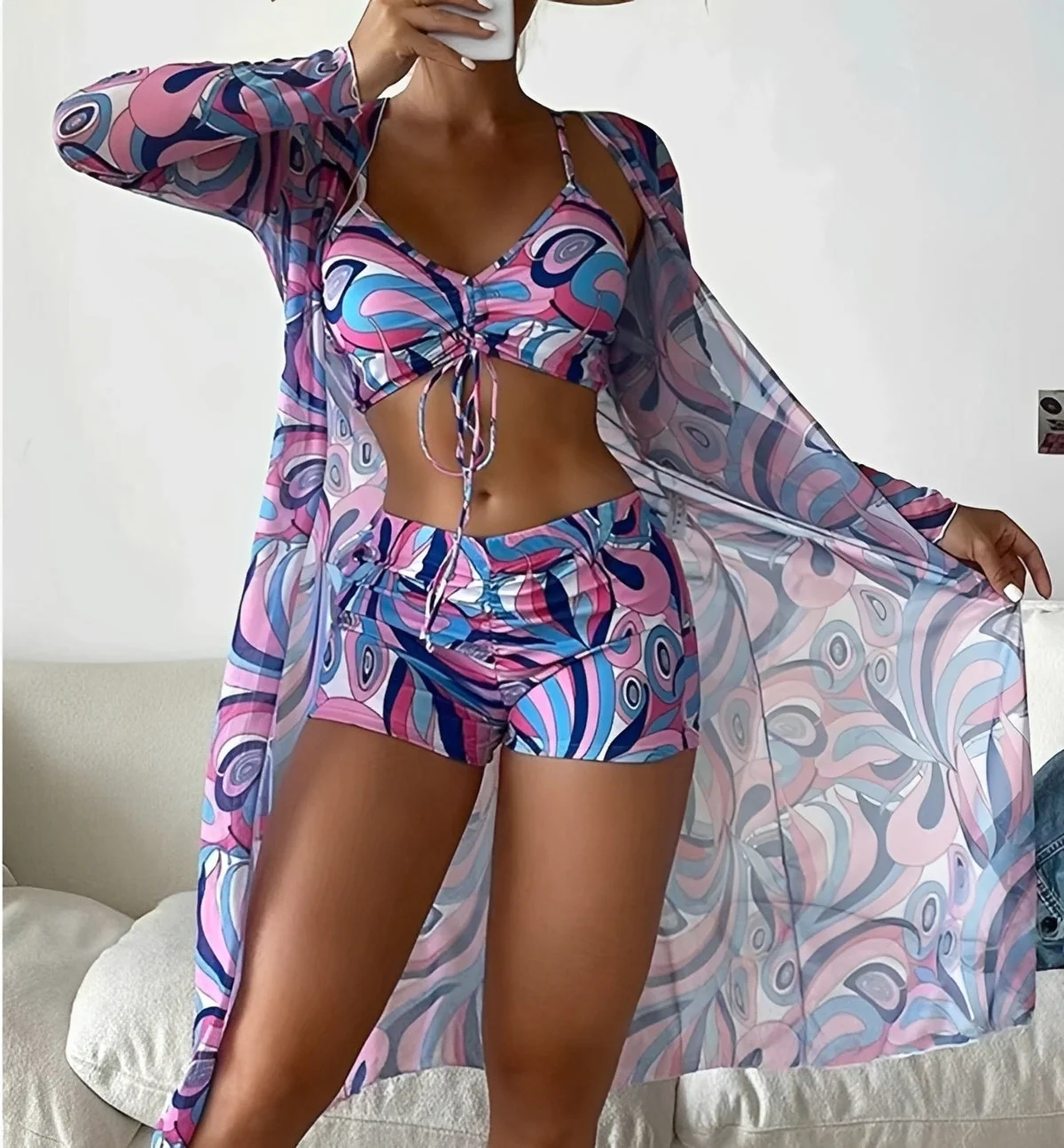 Nancy - Ensemble de maillot de bain trois pièces